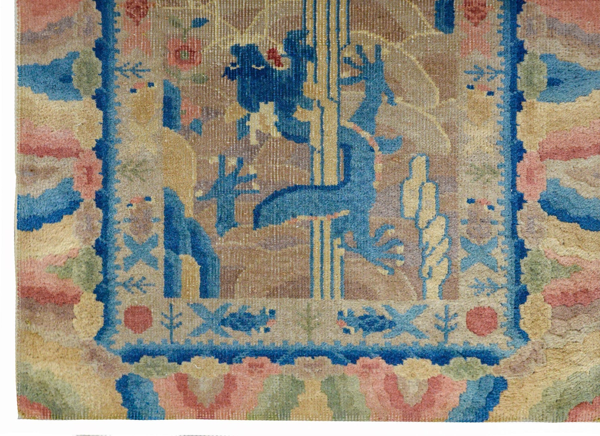 Unusual Chinese Art Deco Rug For Sale
