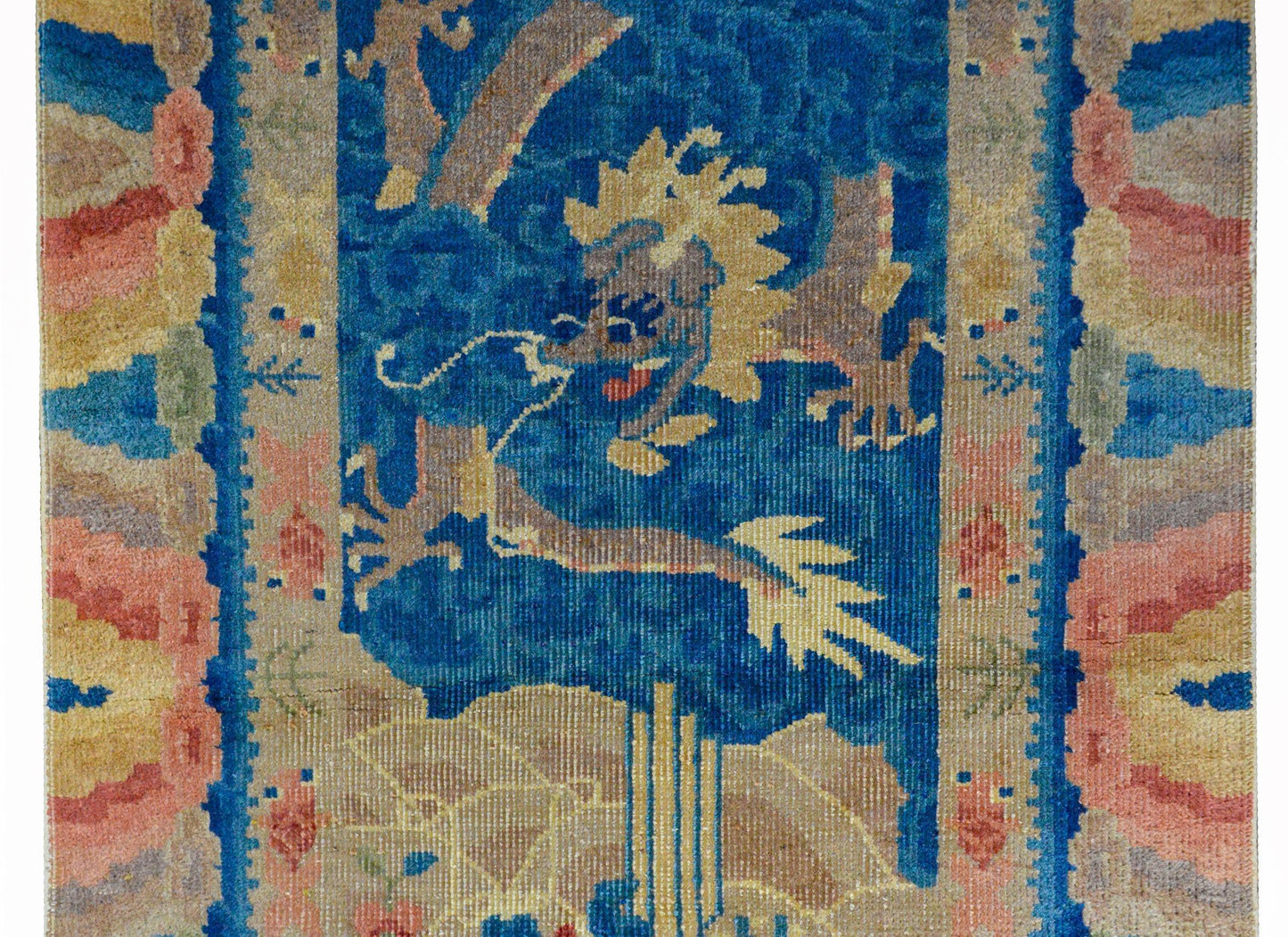 Unusual Chinese Art Deco Rug For Sale