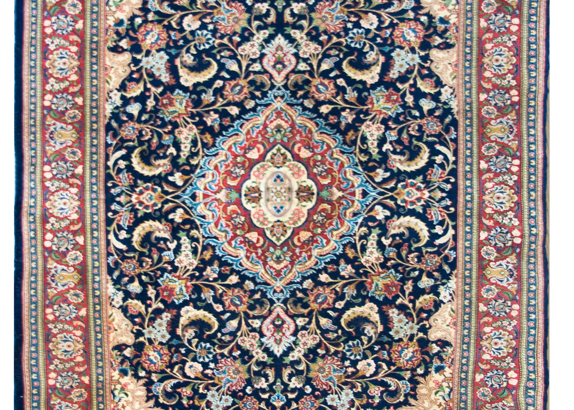 Vintage Persian Kashan Rug For Sale