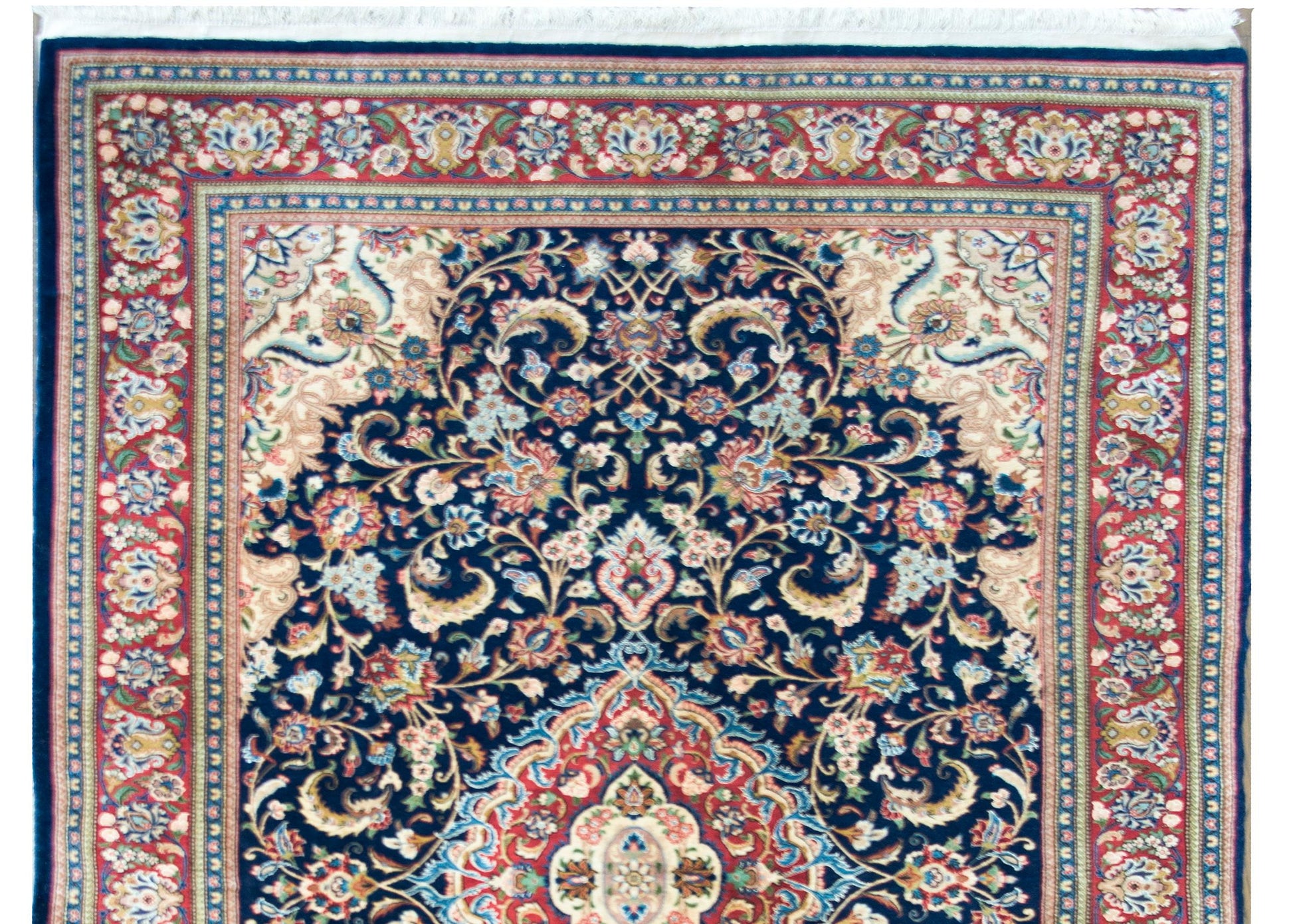 Vintage Persian Kashan Rug For Sale