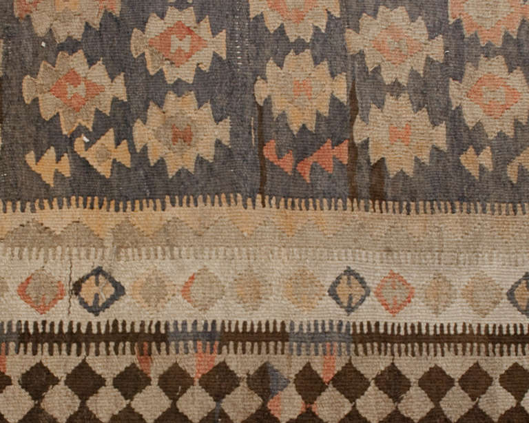 Early 20th Century Persian Zarand Kilim Runner For Sale