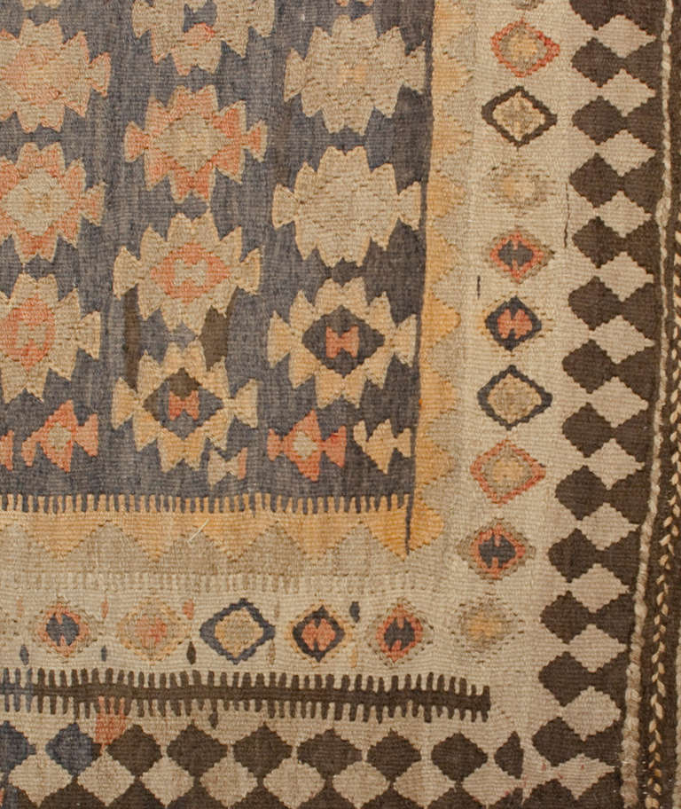 Early 20th Century Persian Zarand Kilim Runner For Sale