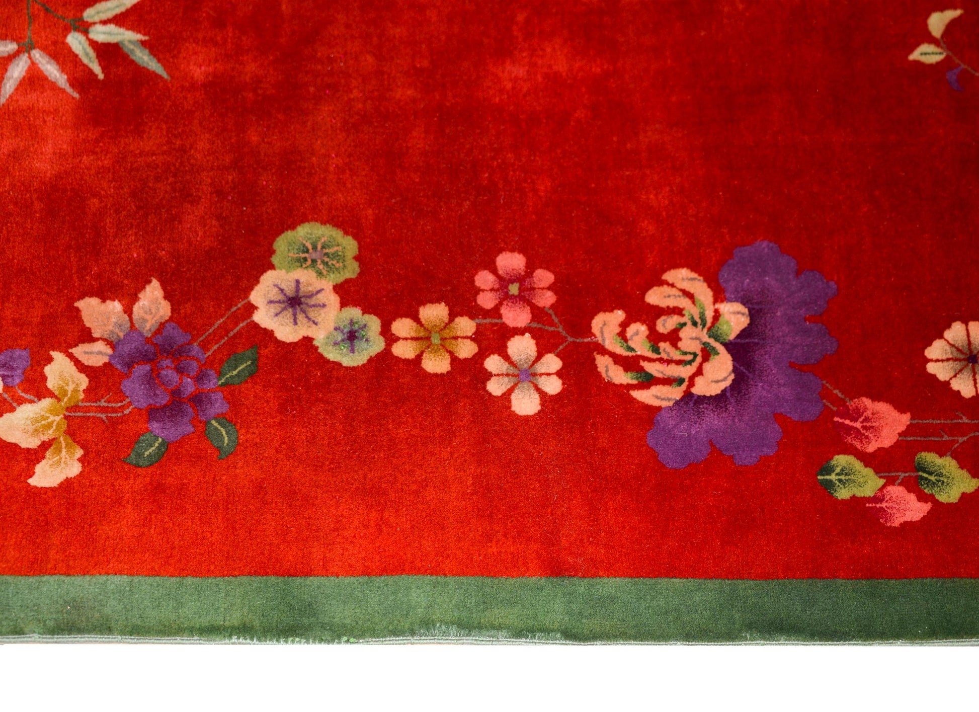 Early 20th Century Chinese Art Deco 'Four Seasons' Rug For Sale
