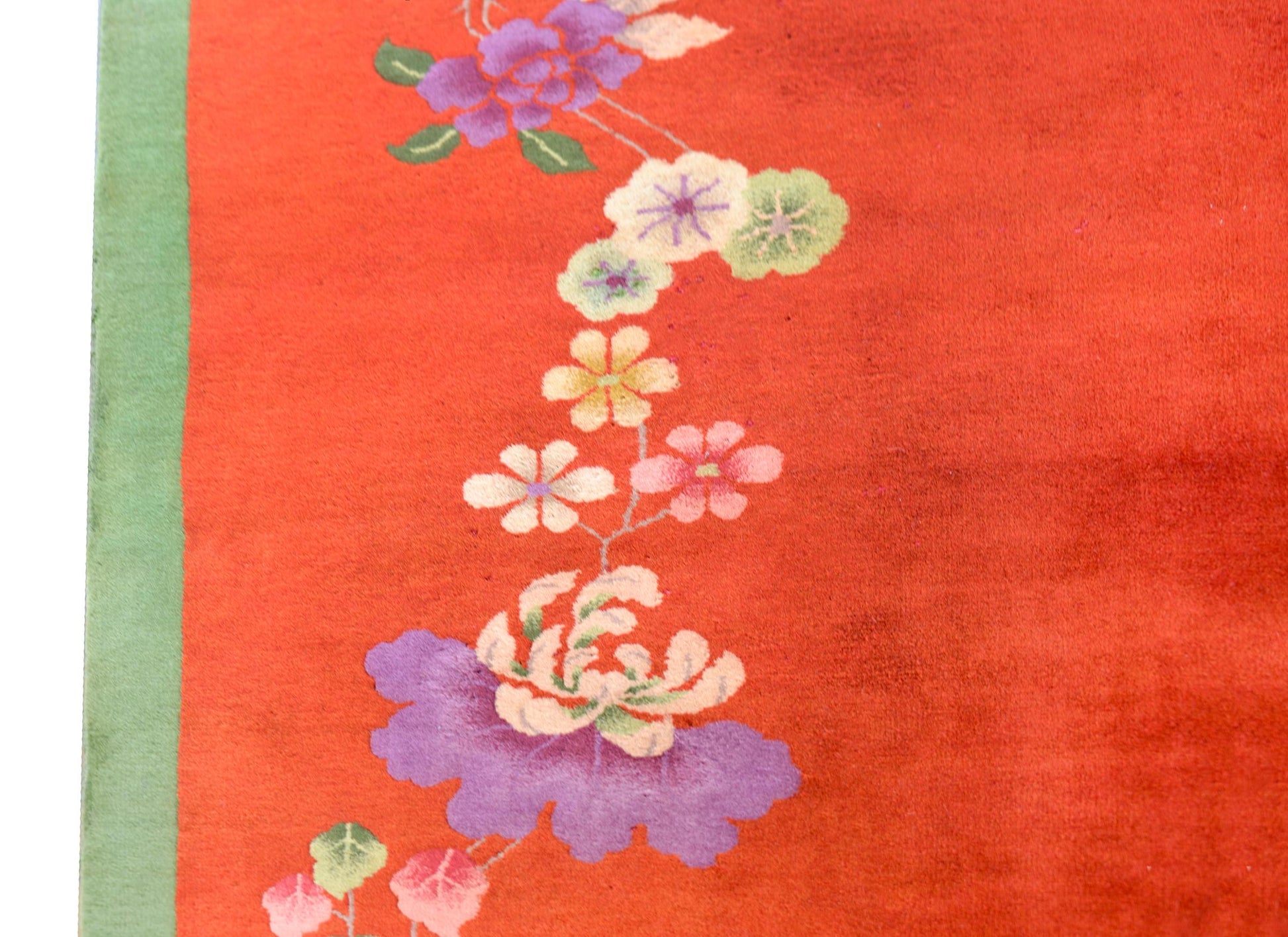 Early 20th Century Chinese Art Deco 'Four Seasons' Rug For Sale