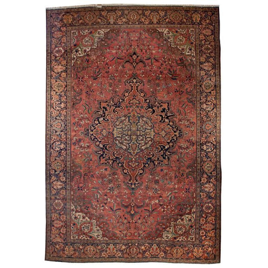 19th Century Saruk Farahan Carpet For Sale