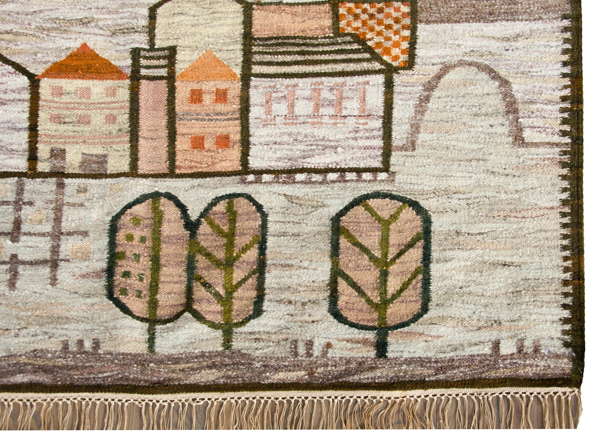 Mid-20th Century Polish Cepelia Rug For Sale
