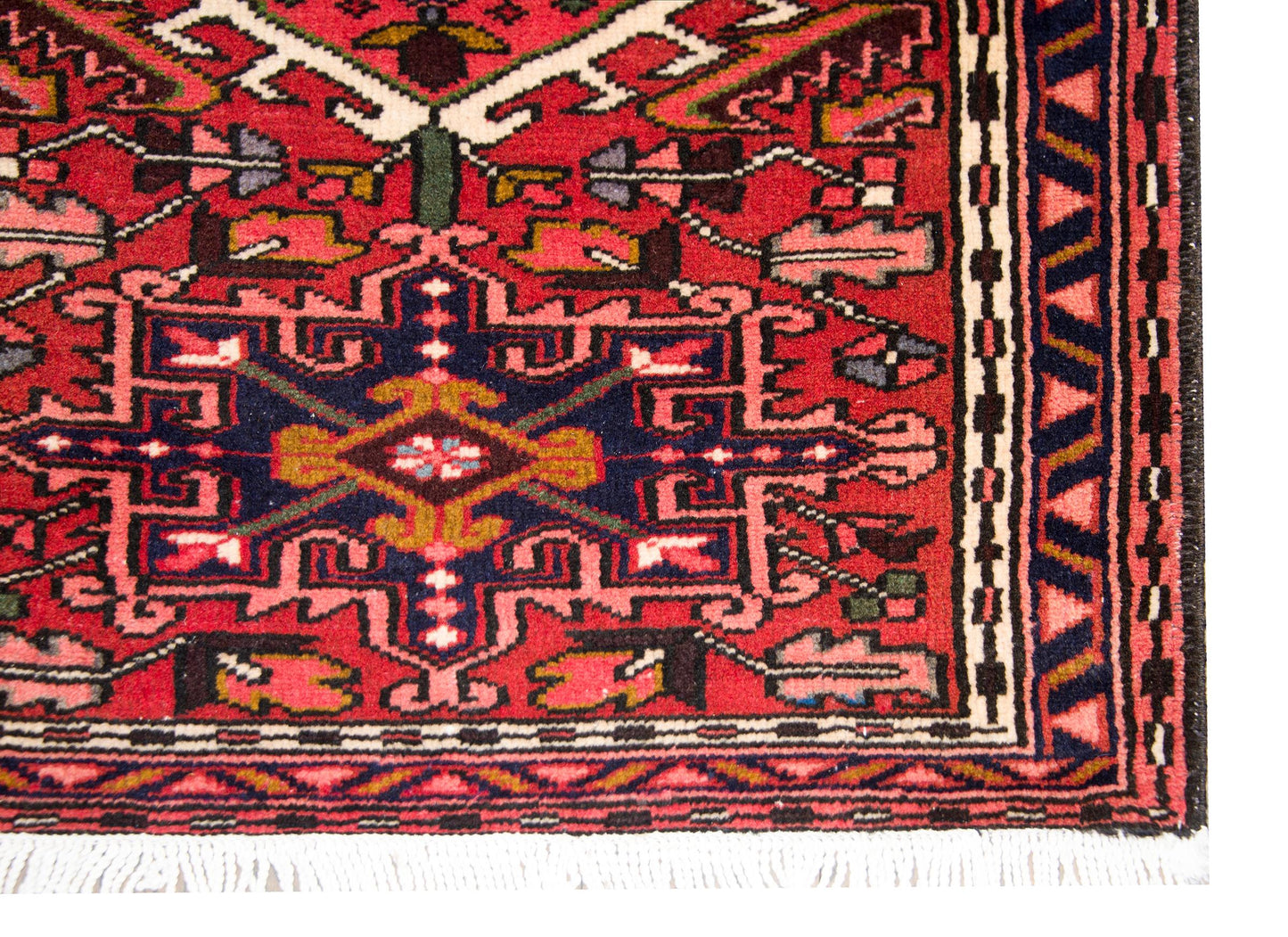 Vintage Persian Heriz Runner For Sale