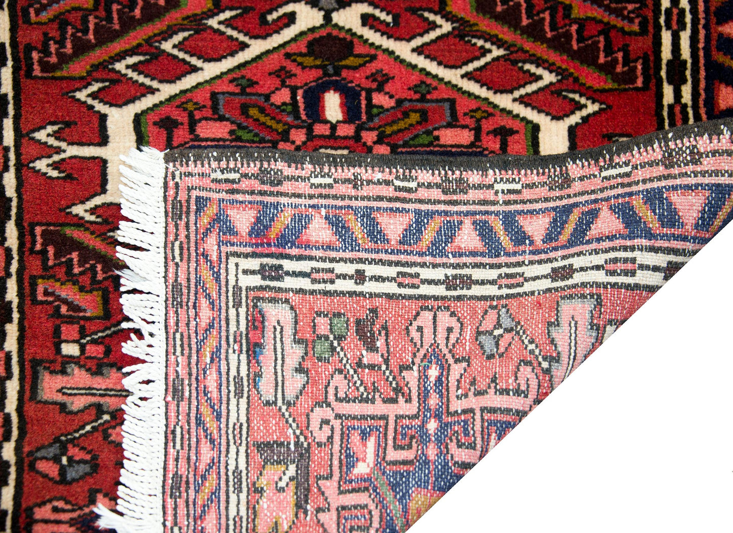 Vintage Persian Heriz Runner For Sale