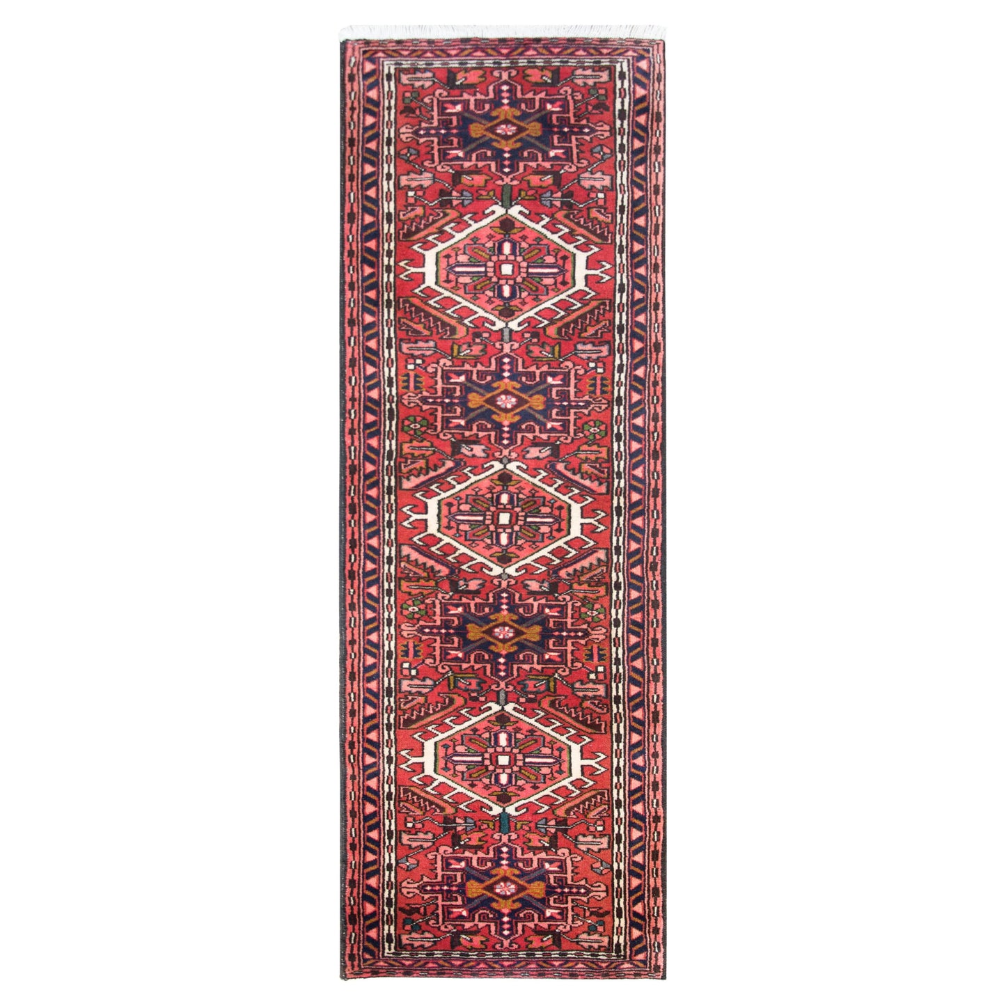 Vintage Persian Heriz Runner For Sale