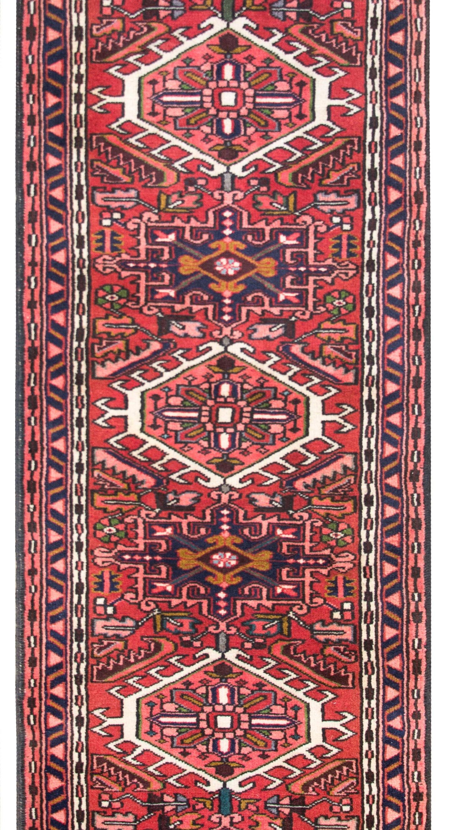 Vintage Persian Heriz Runner For Sale