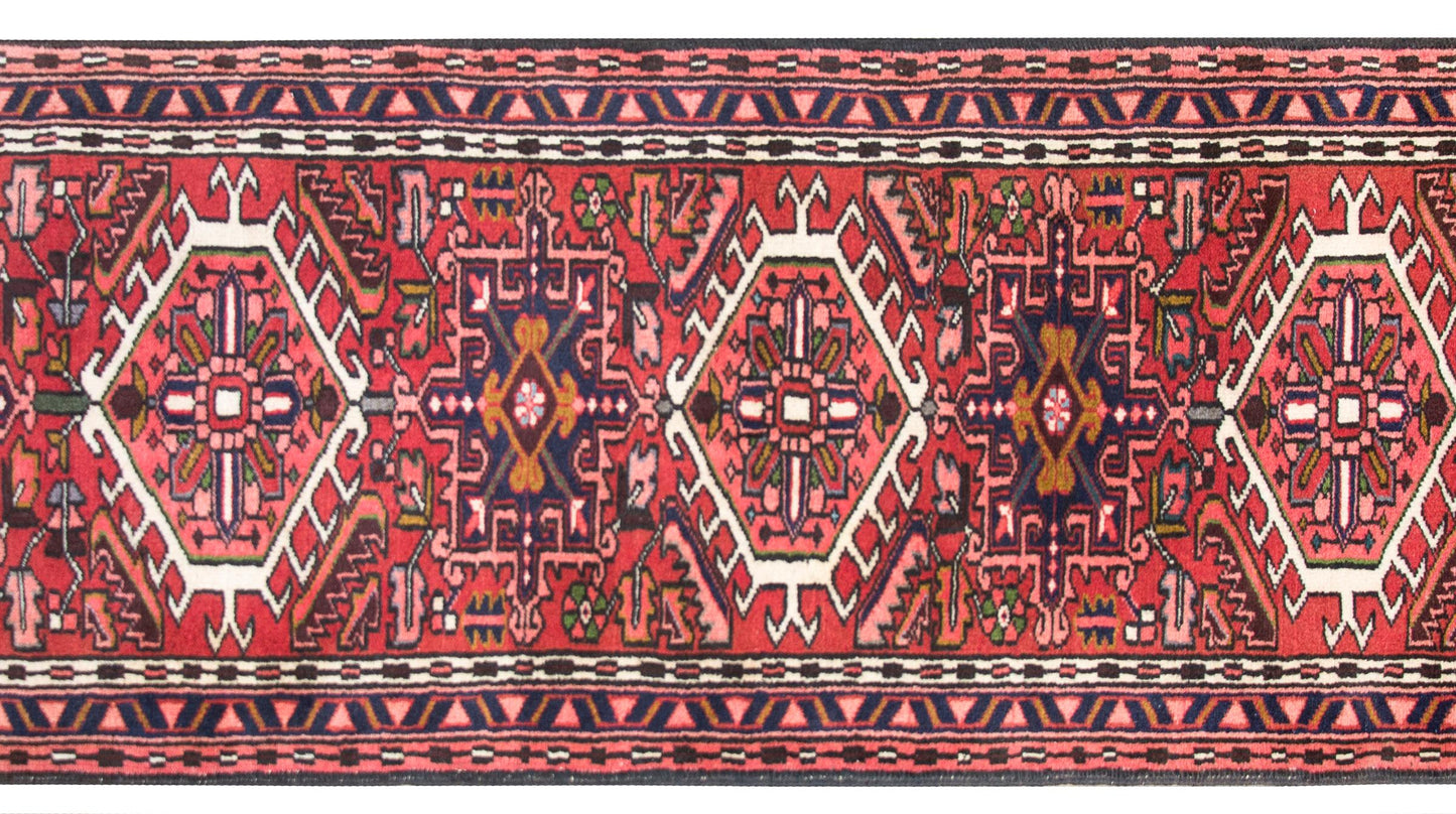 Vintage Persian Heriz Runner For Sale