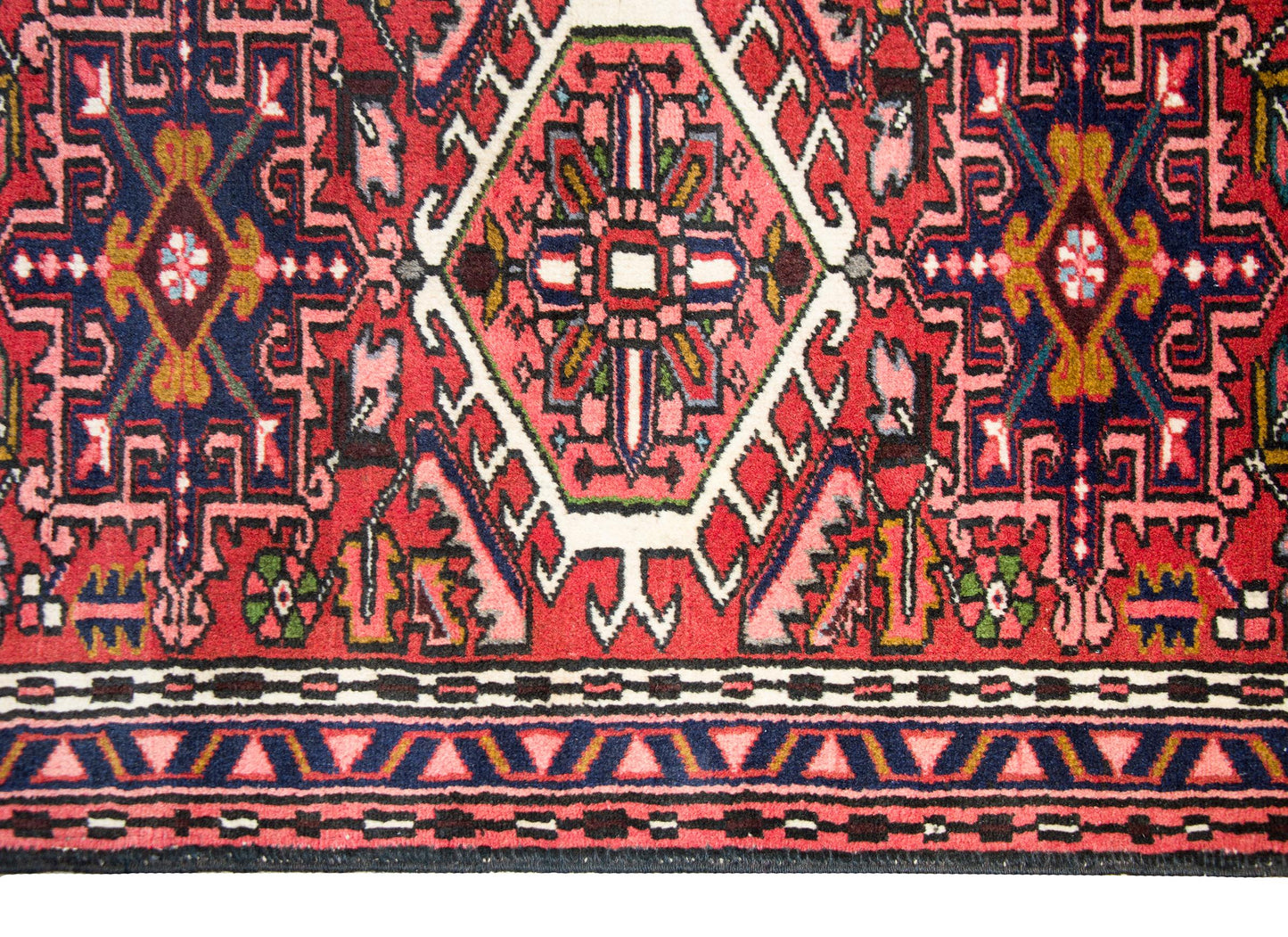 Vintage Persian Heriz Runner For Sale