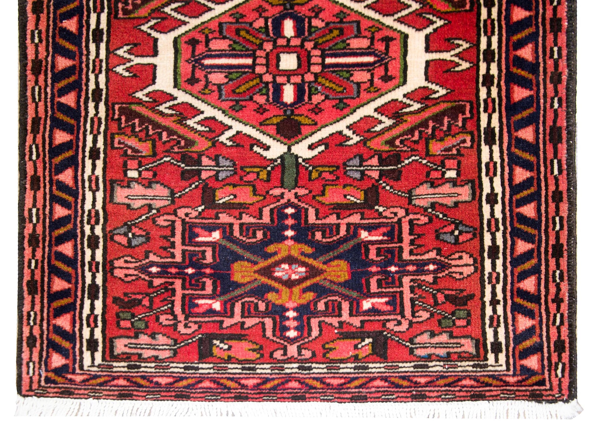Vintage Persian Heriz Runner For Sale