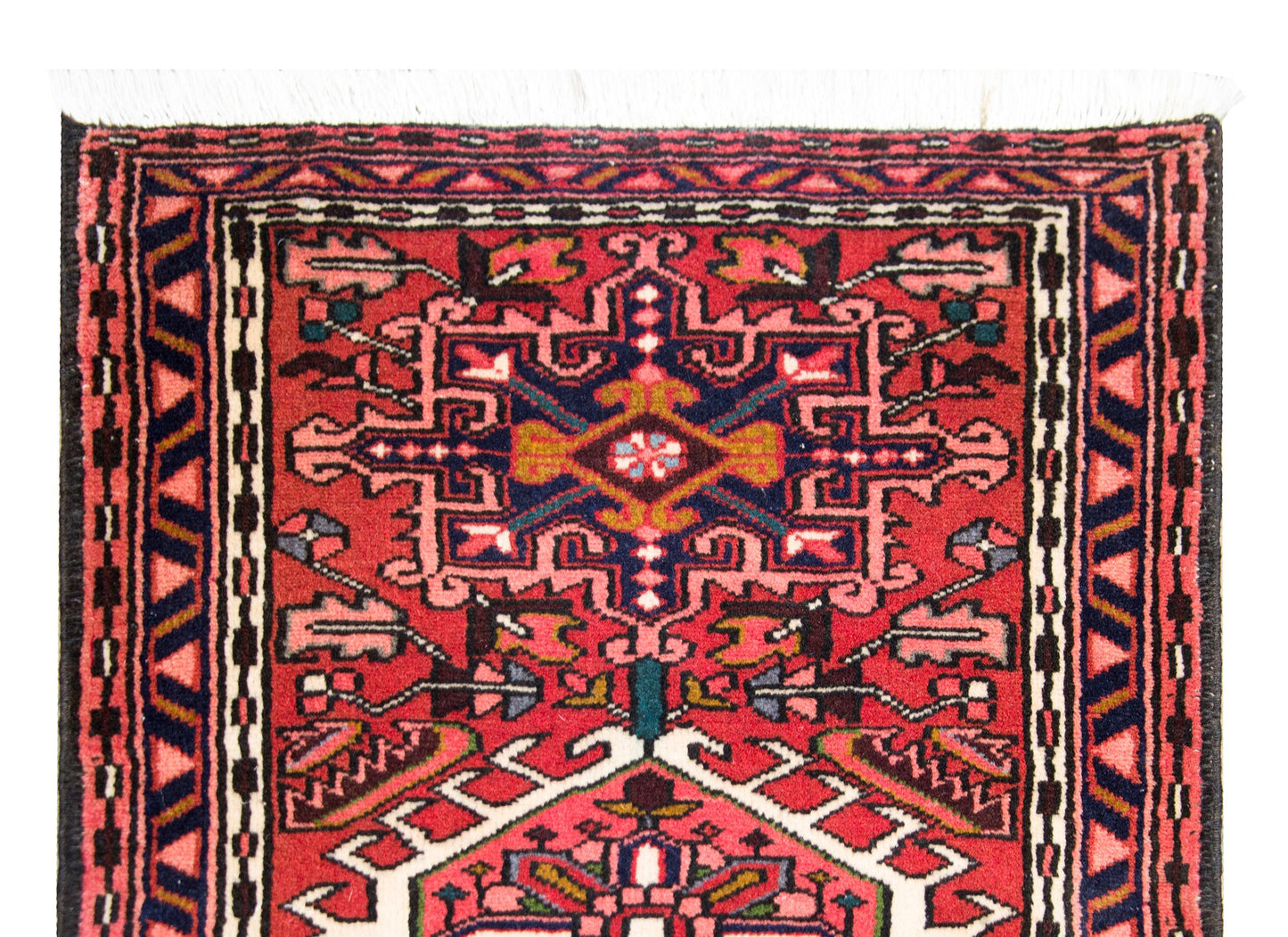 Vintage Persian Heriz Runner For Sale