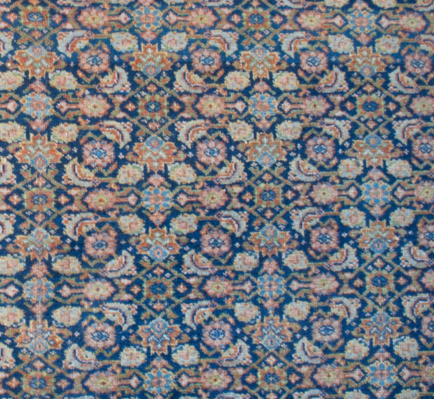 Remarkable 19th Century Malayer Rug For Sale