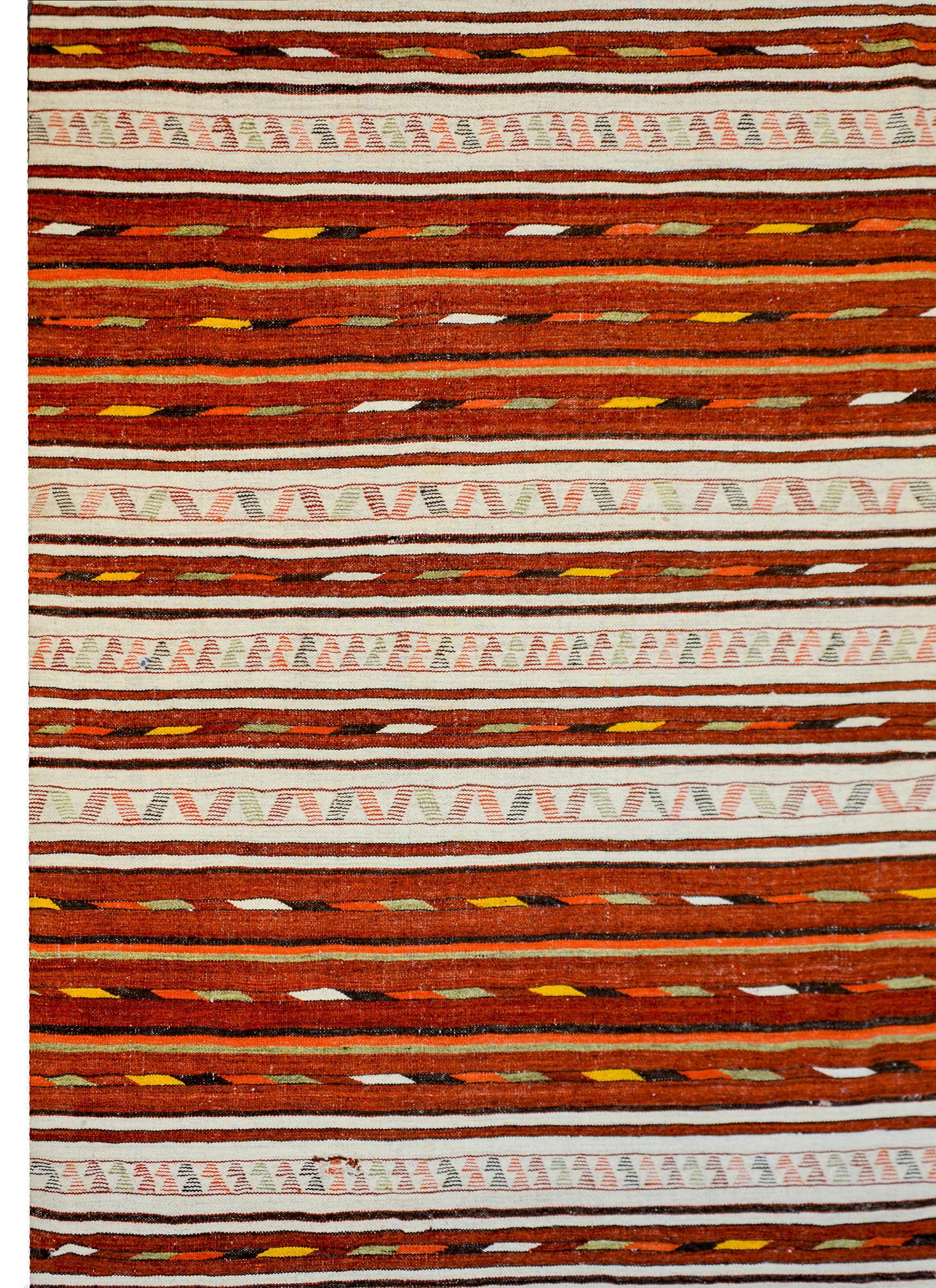 Bold Vintage Teke Rug For Sale