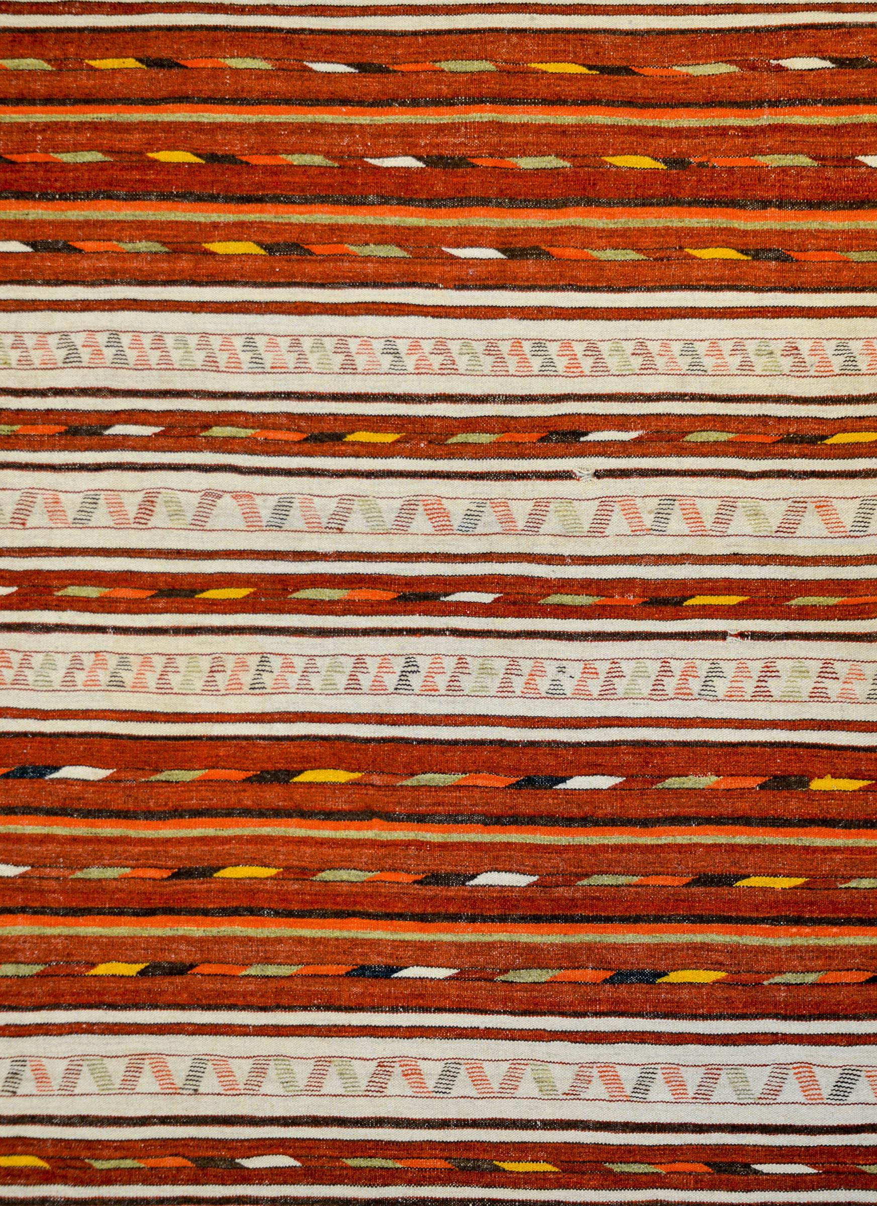 Bold Vintage Teke Rug For Sale