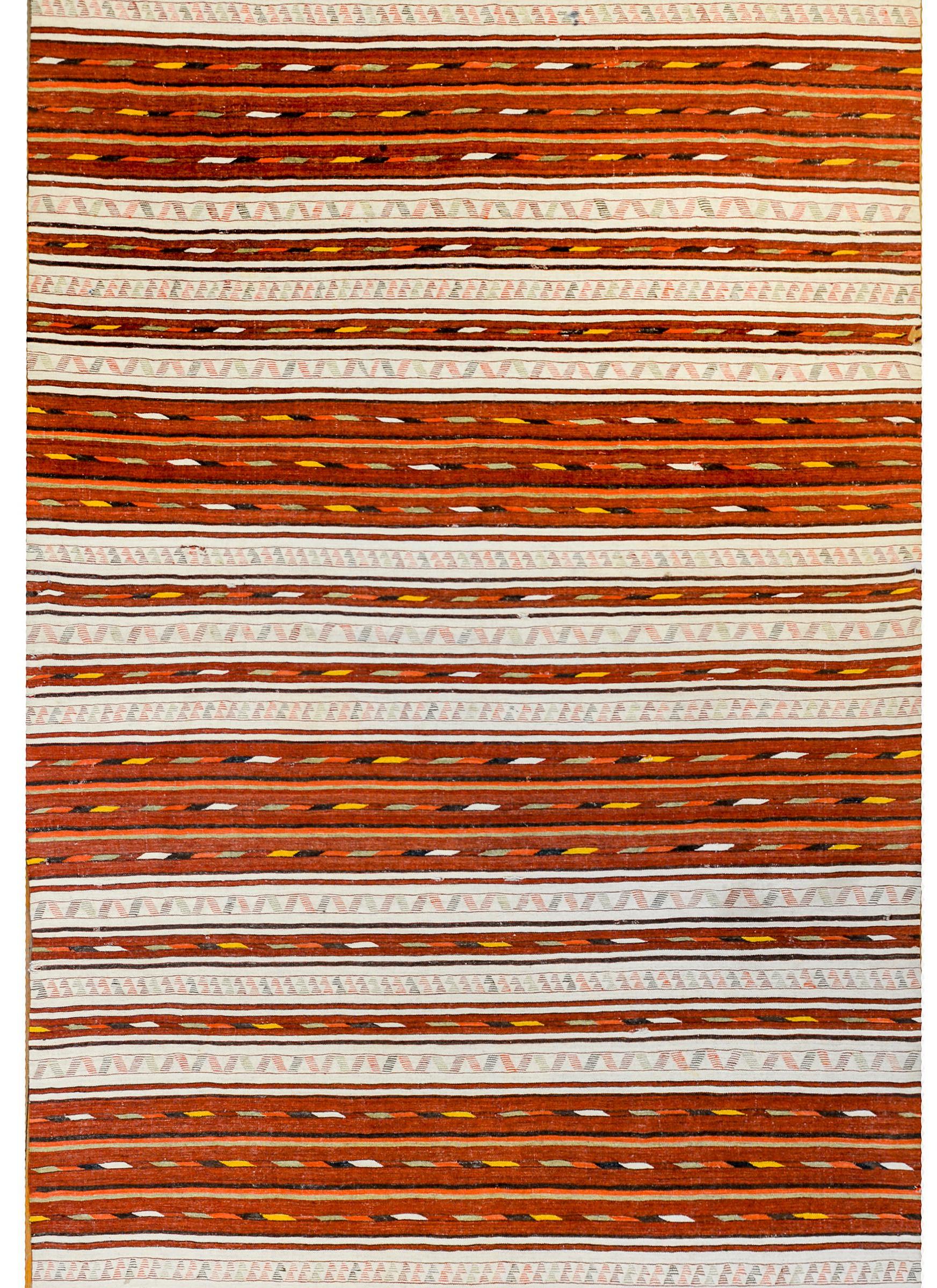 Bold Vintage Teke Rug For Sale