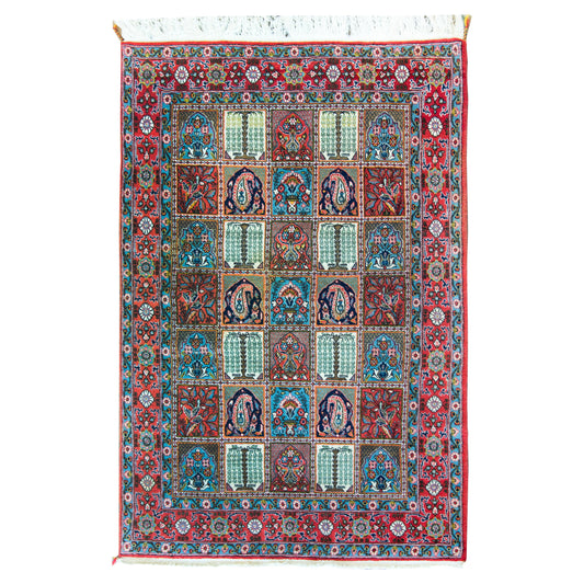 Vintage Persian Bakhtiari Rug For Sale