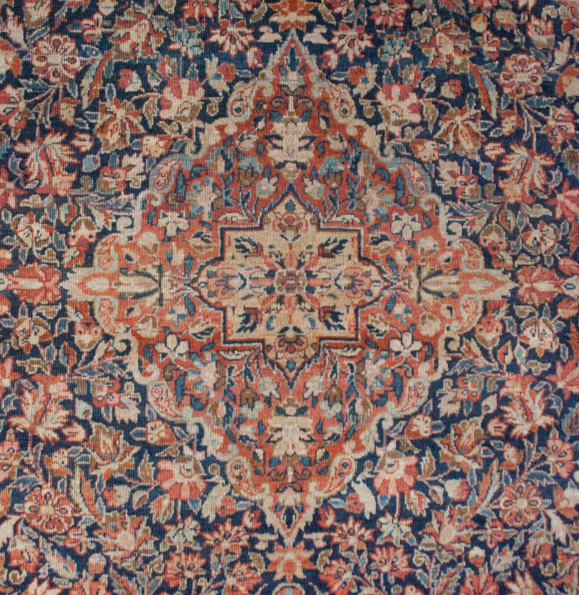 19th Century Tabriz Rug For Sale