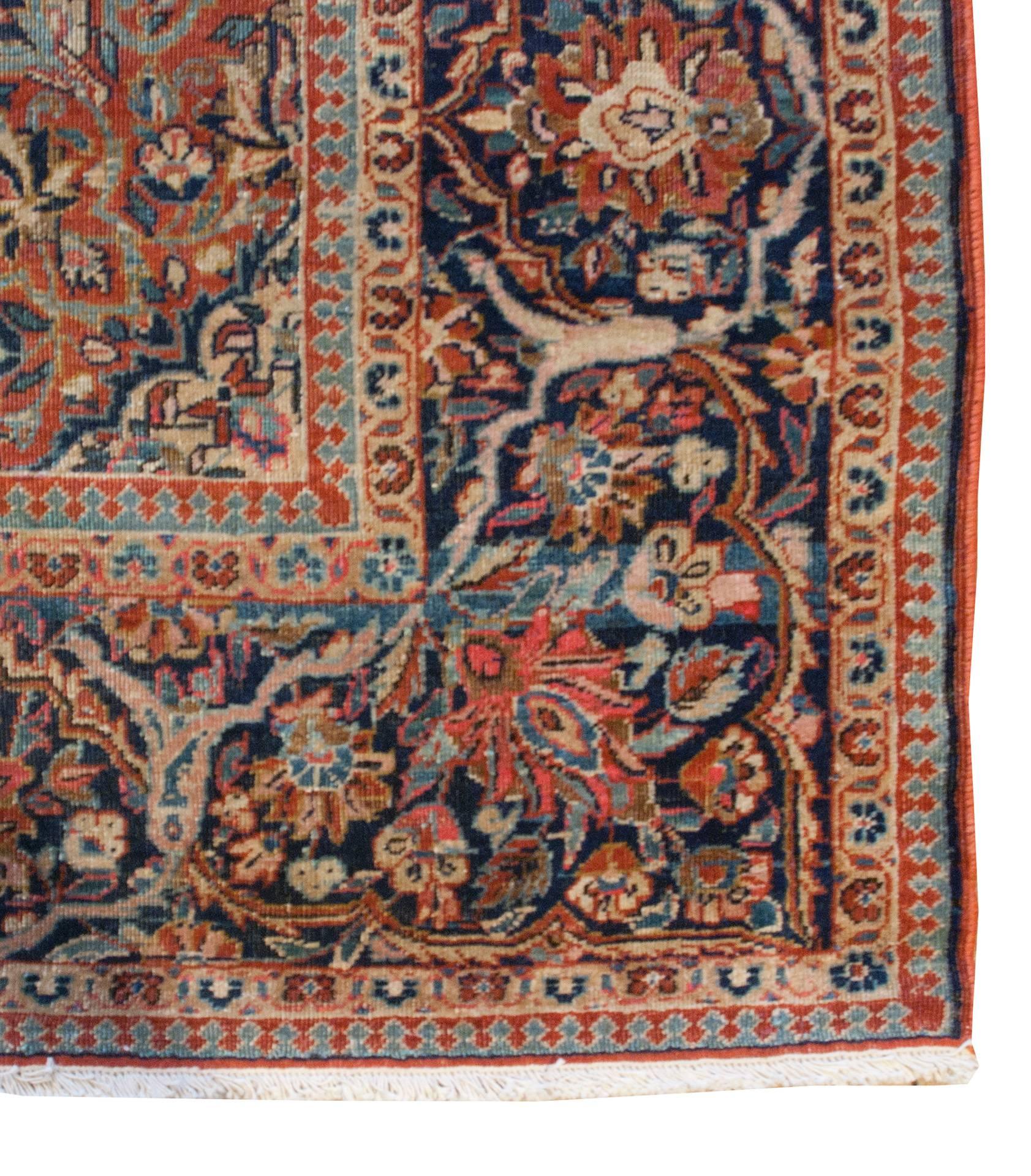 19th Century Tabriz Rug For Sale