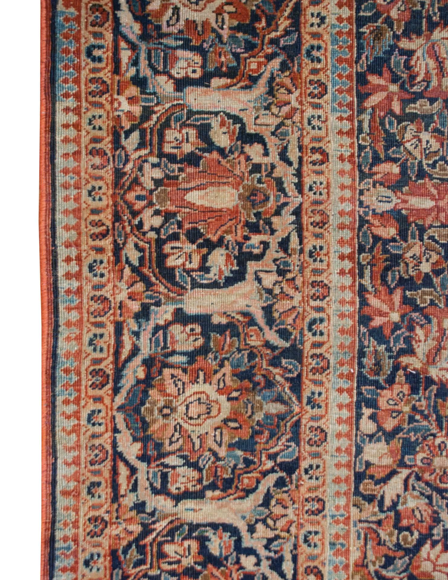19th Century Tabriz Rug For Sale