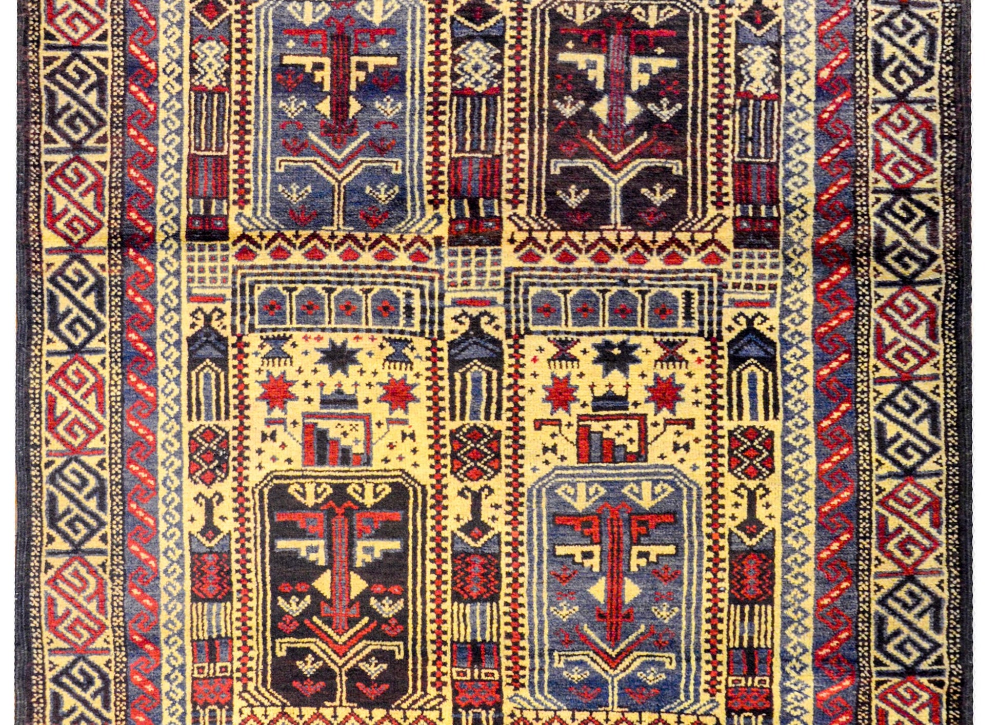 Vintage Baluchi Prayer Rug For Sale