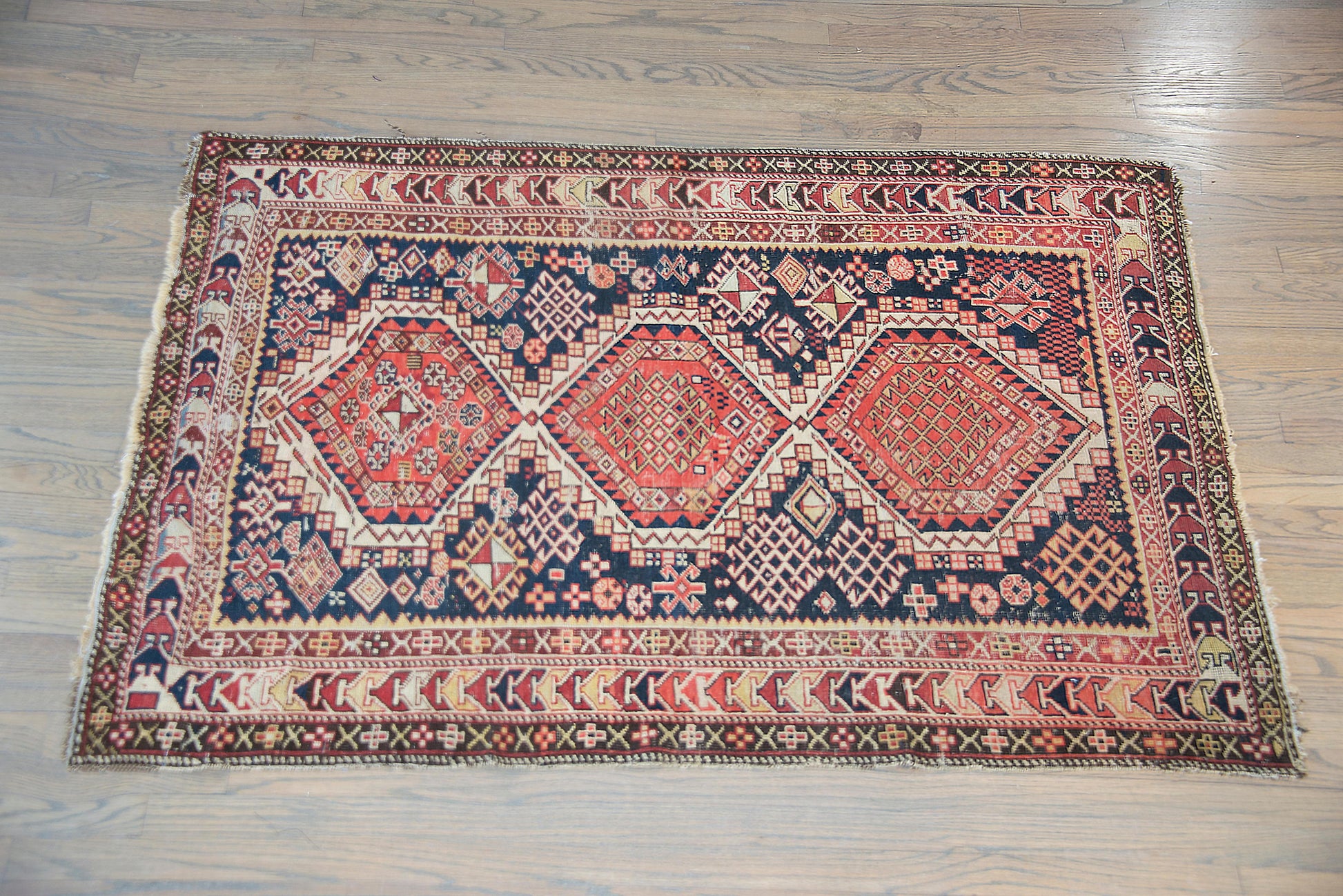 Early 20th Century Persian Shriven Rug For Sale