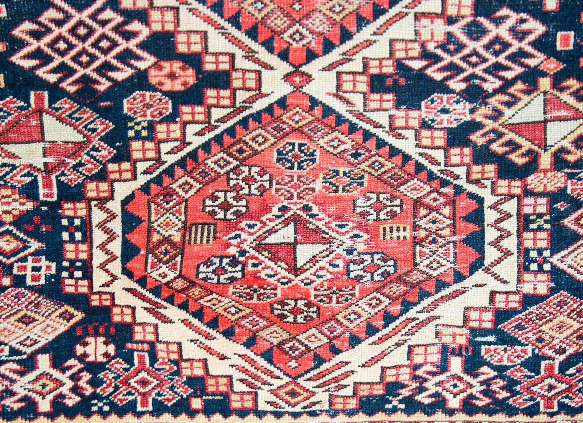 Early 20th Century Persian Shriven Rug For Sale