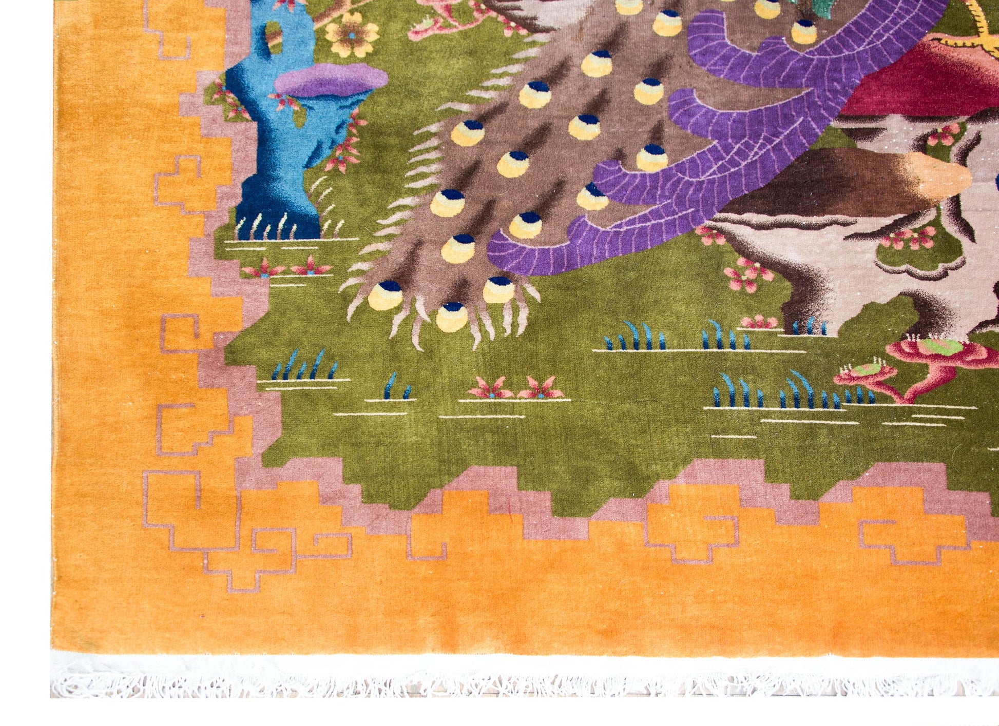 Early 20th Century Chinese Art Deco Rug For Sale