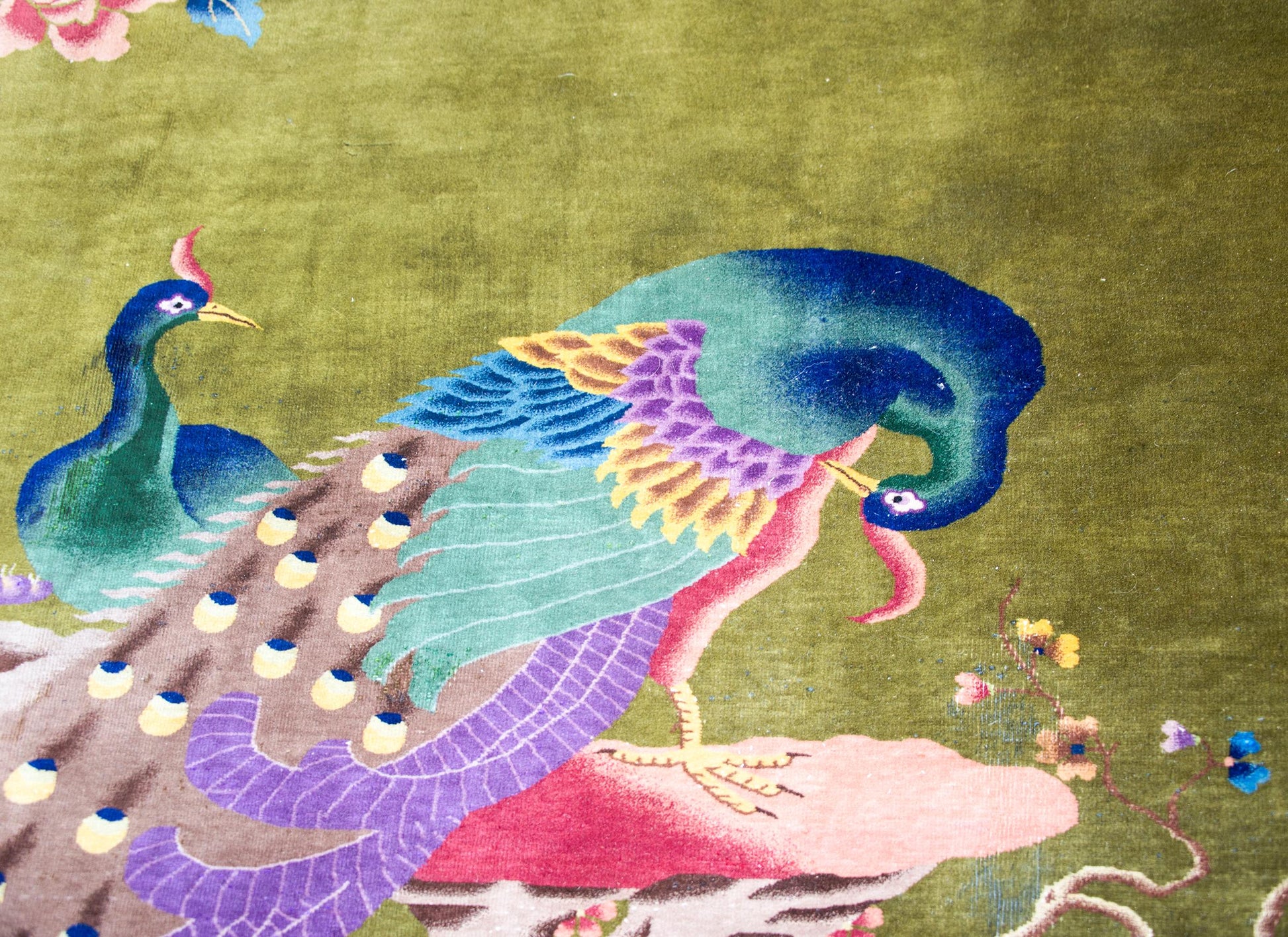 Early 20th Century Chinese Art Deco Rug For Sale