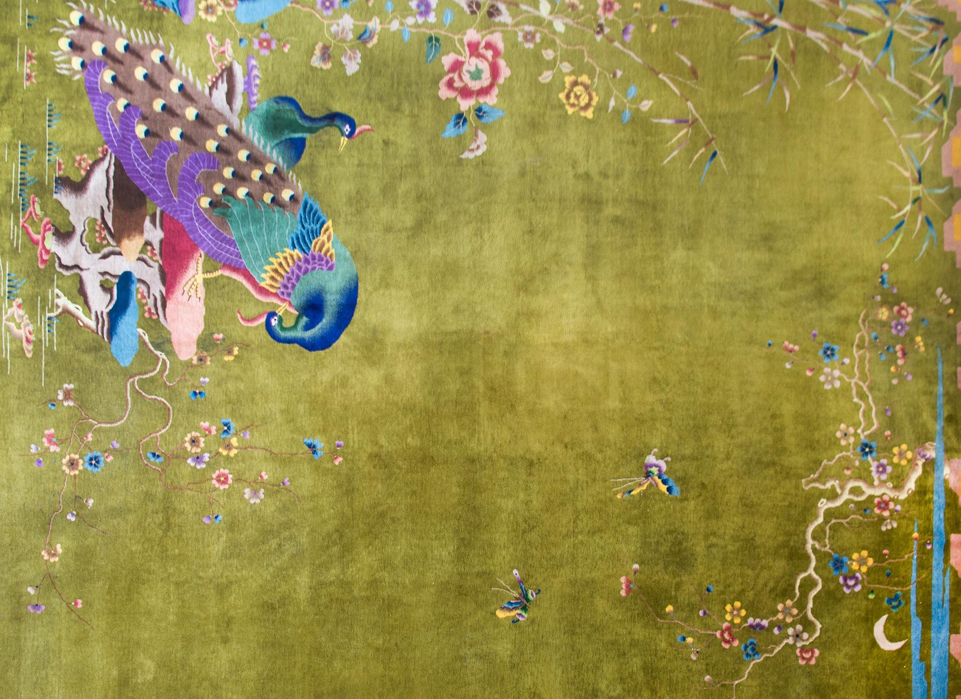 Early 20th Century Chinese Art Deco Rug For Sale