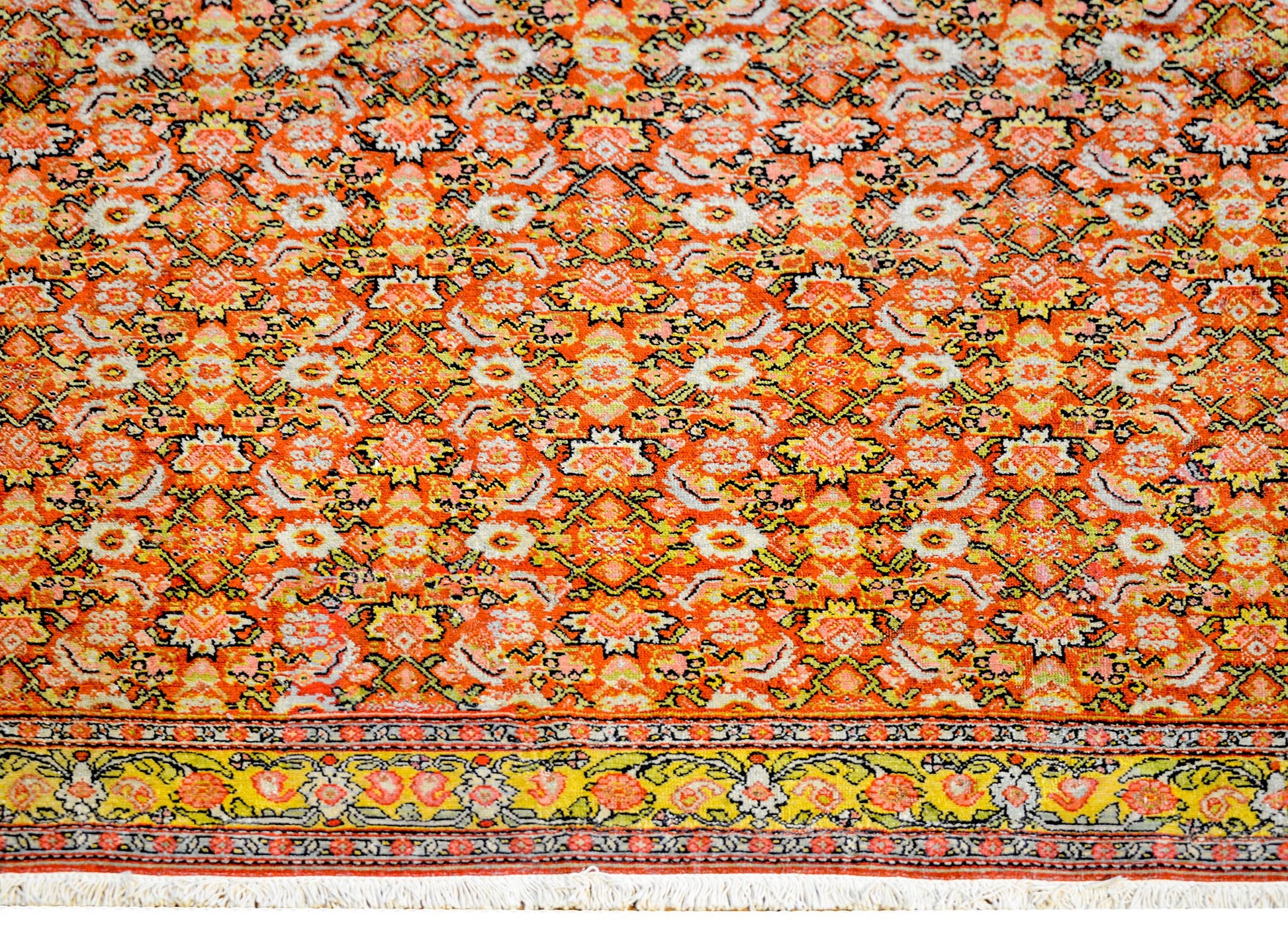 Incredible Early 20th Century Senneh Rug For Sale