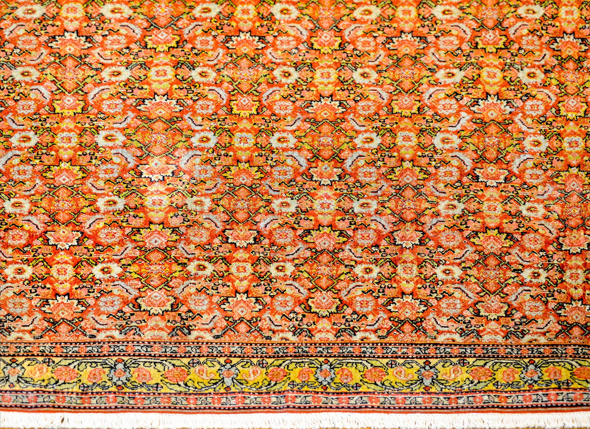 Incredible Early 20th Century Senneh Rug For Sale