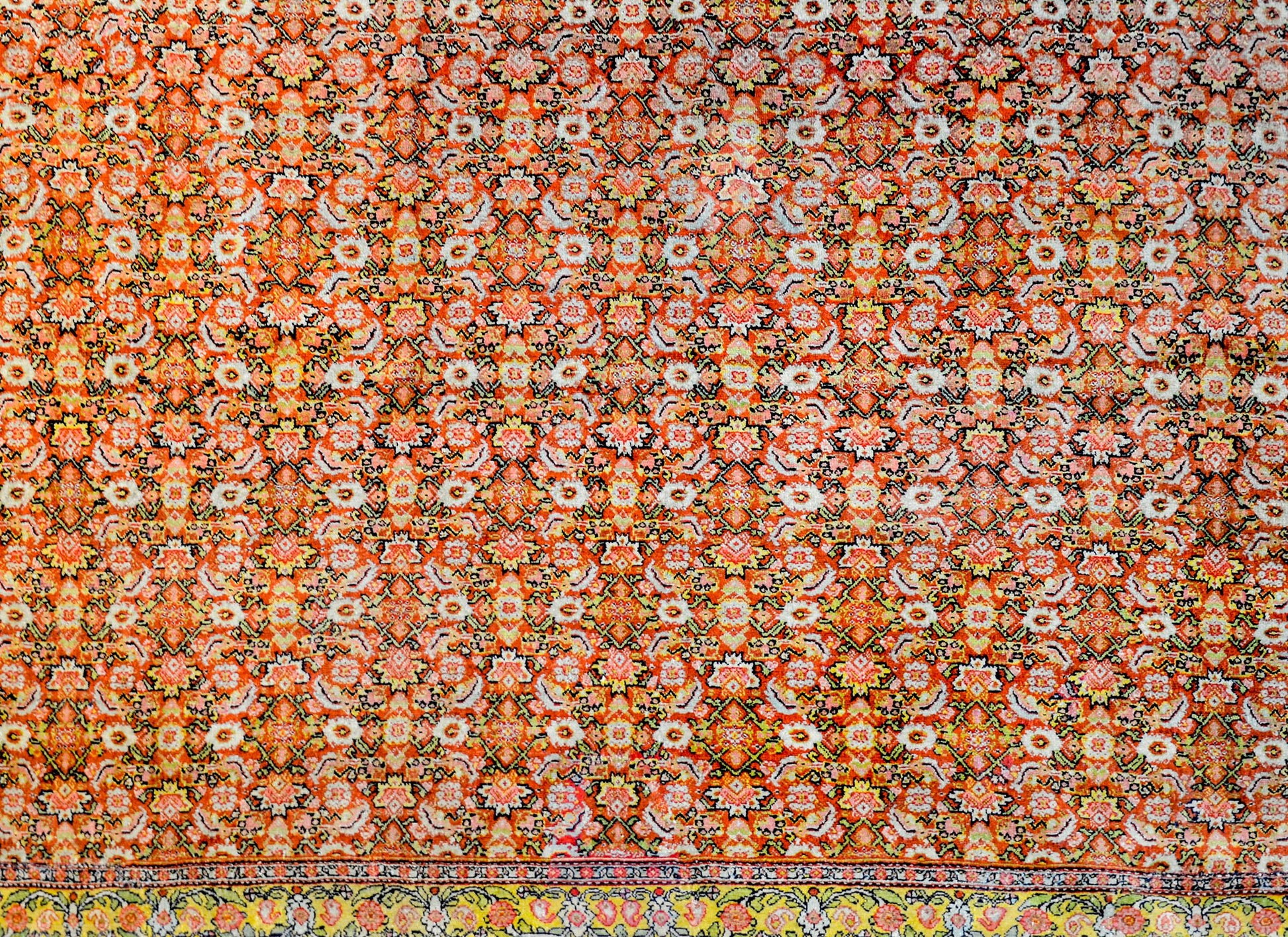 Incredible Early 20th Century Senneh Rug For Sale