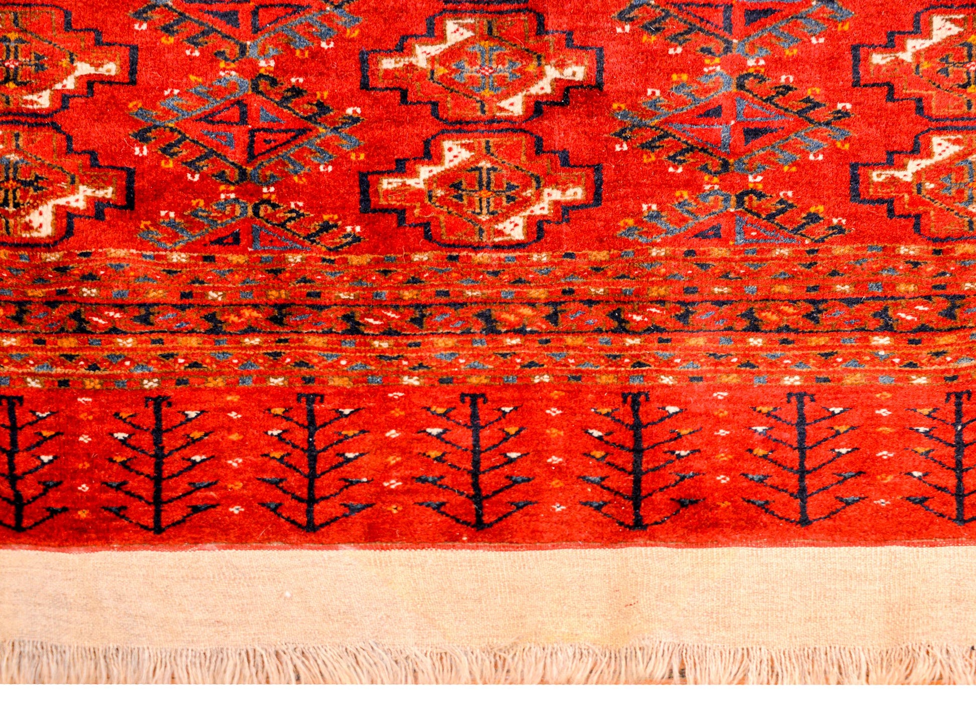 Early 20th Century Turkoman Bag Face Rug For Sale