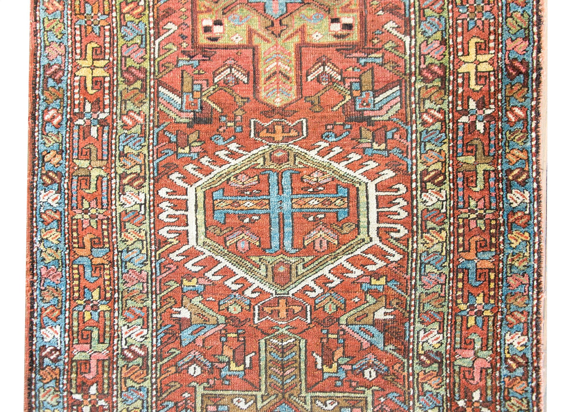 Early 20th Century Heriz Runner For Sale