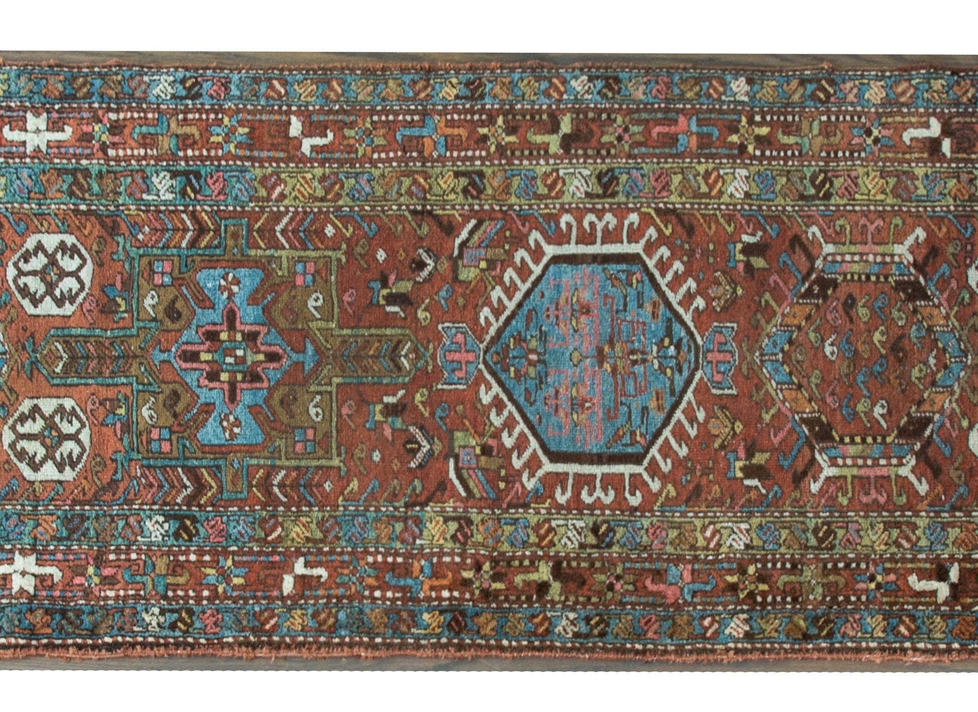 Early 20th Century Heriz Runner For Sale