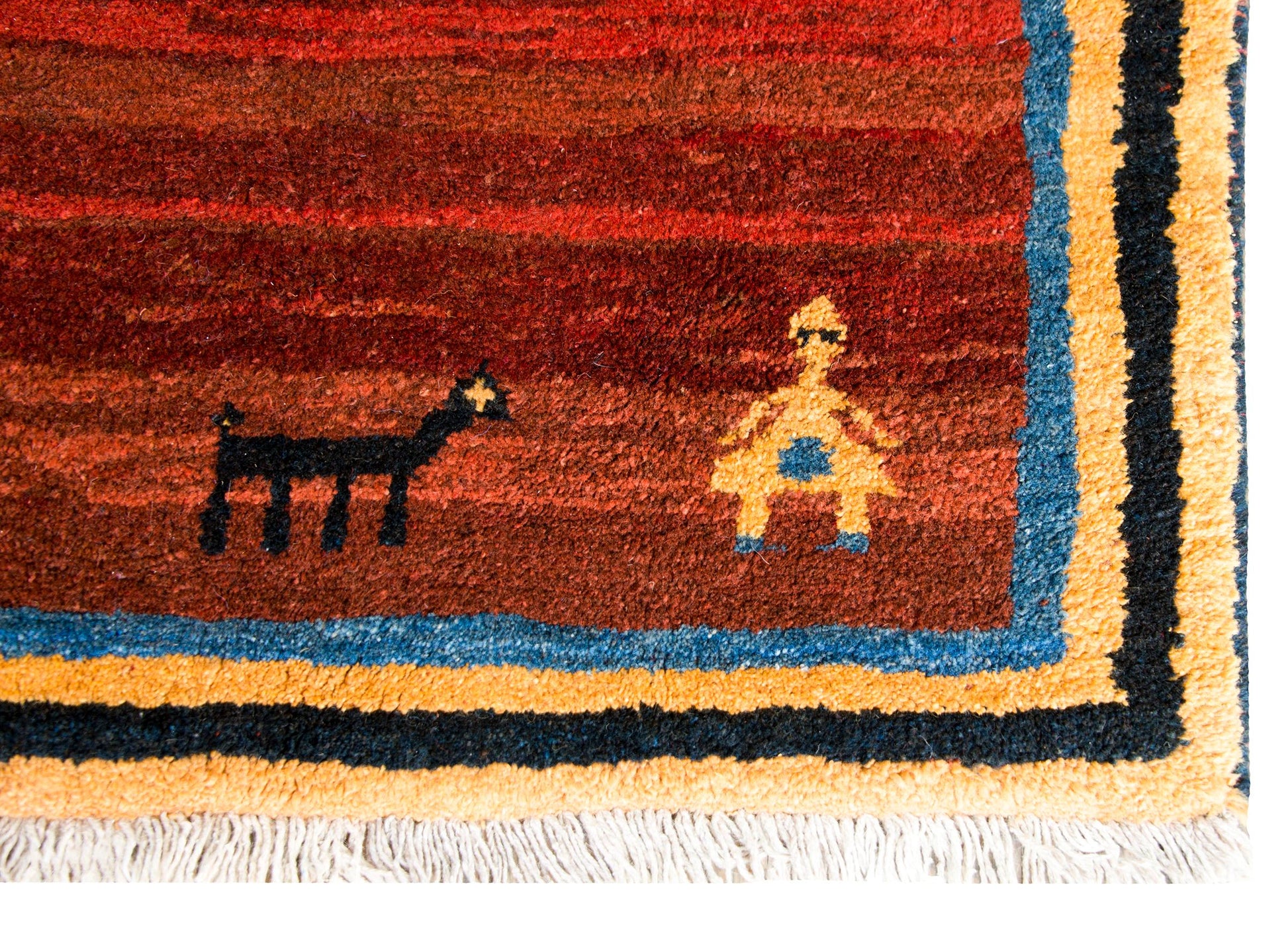 Vintage Persian Gabbeh Rug For Sale