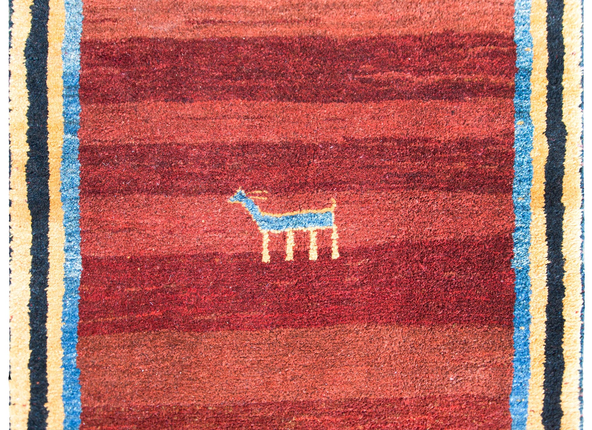 Vintage Persian Gabbeh Rug For Sale