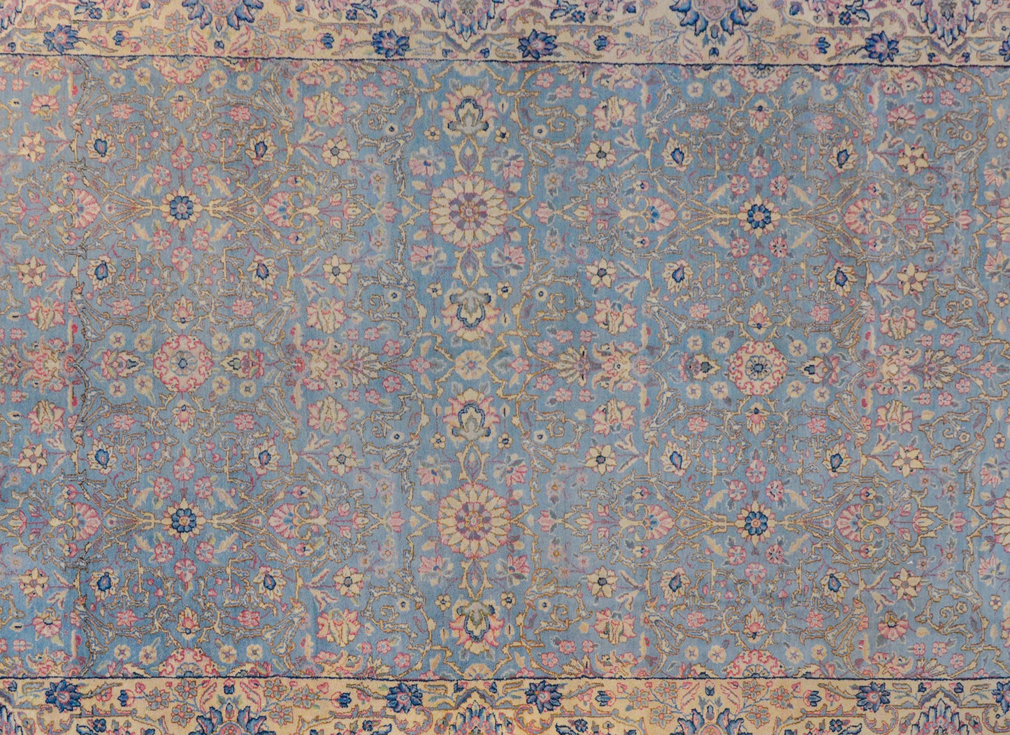 Dreamy Early 20th Century Kirman Rug For Sale