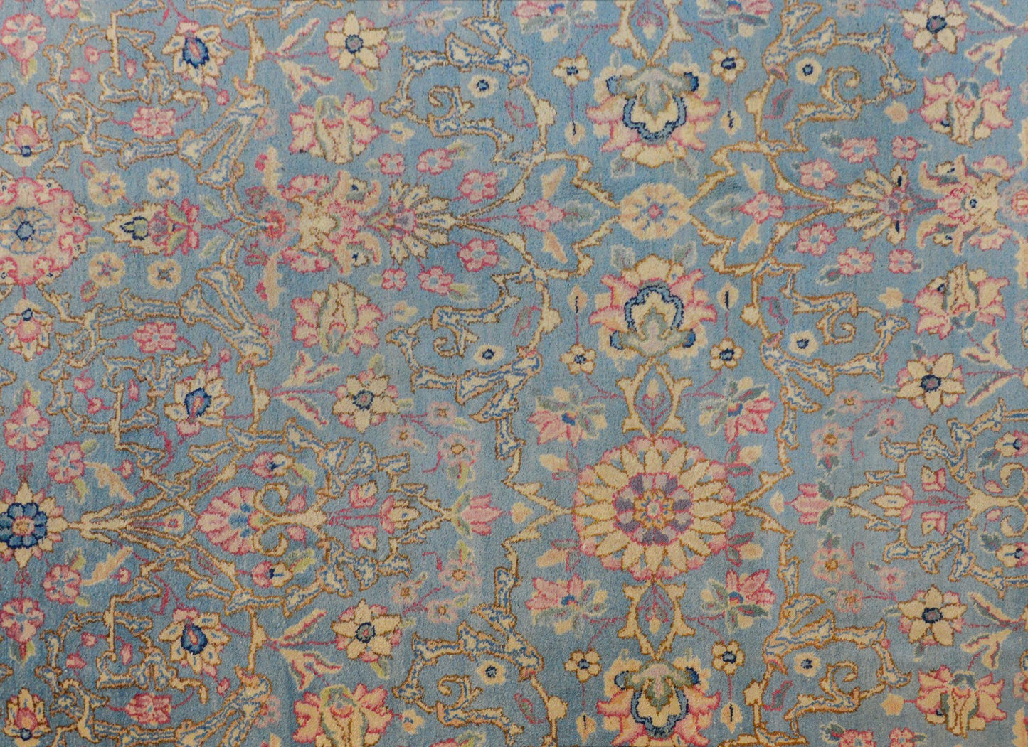 Dreamy Early 20th Century Kirman Rug For Sale