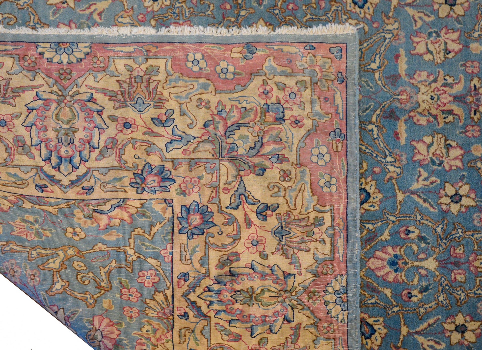 Dreamy Early 20th Century Kirman Rug For Sale