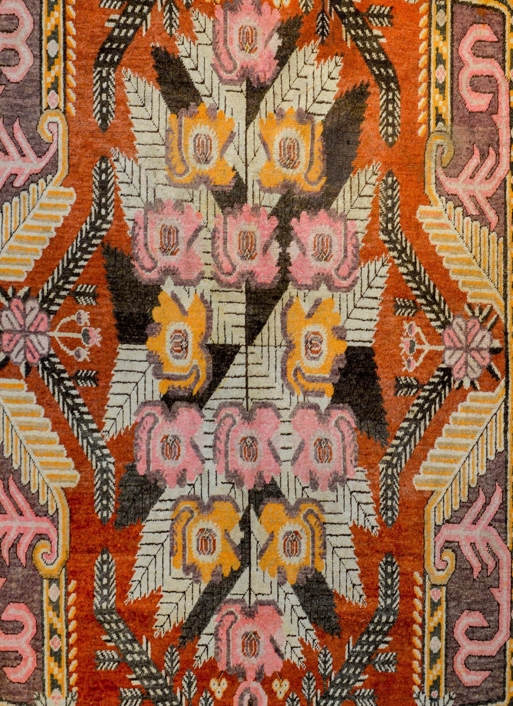 Incredible Early 20th Century Khotan Rug For Sale