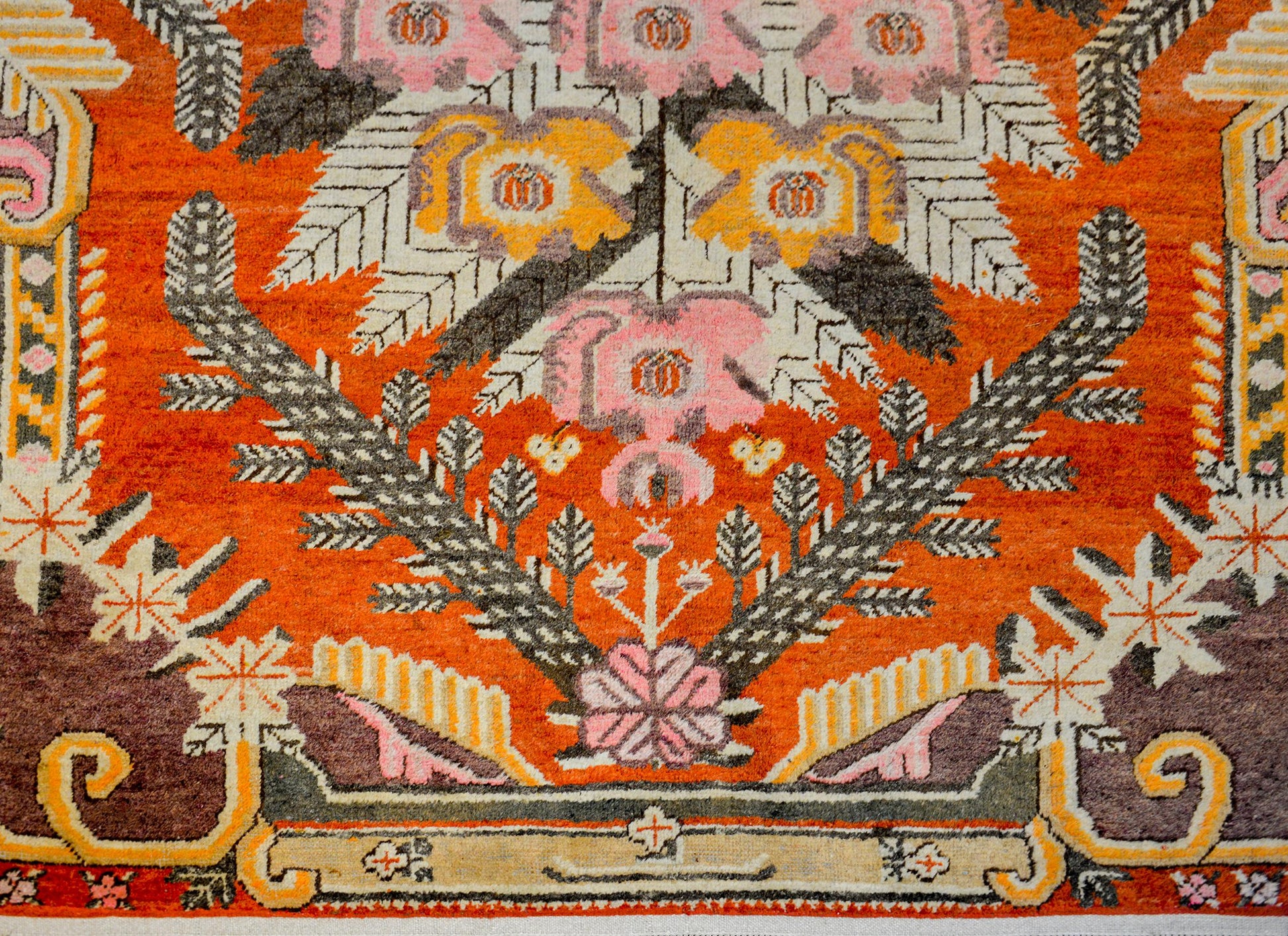 Incredible Early 20th Century Khotan Rug For Sale