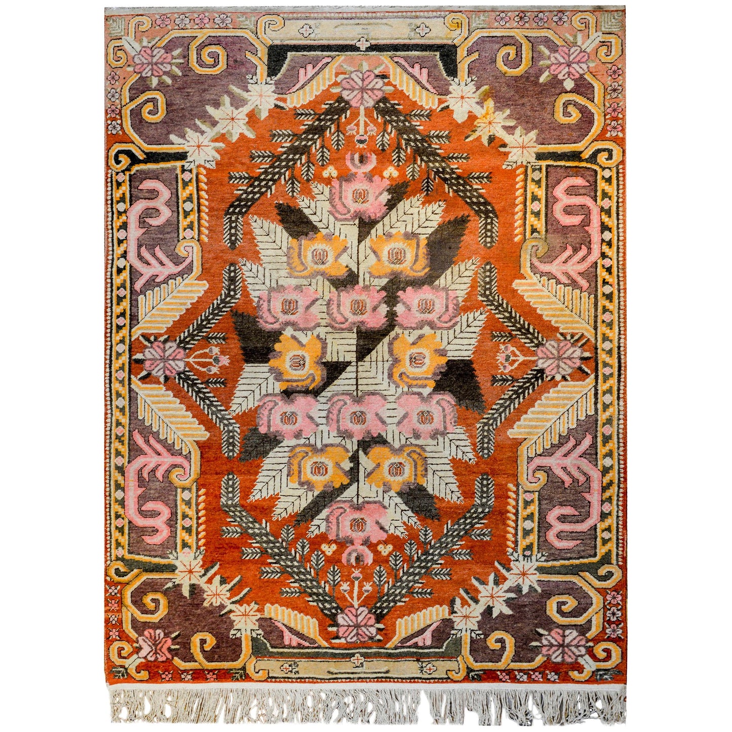 Incredible Early 20th Century Khotan Rug For Sale