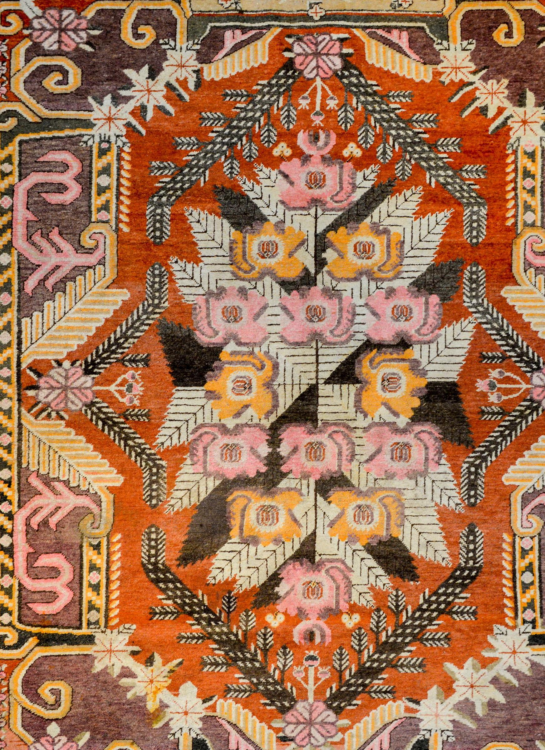 Incredible Early 20th Century Khotan Rug For Sale