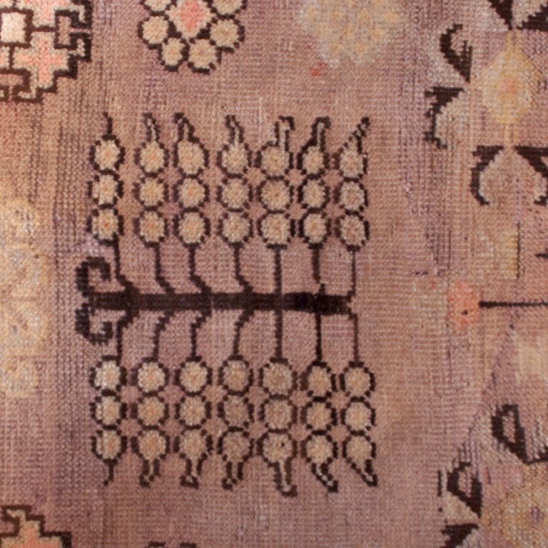 19th Century Central Asian Khotan Carpet For Sale