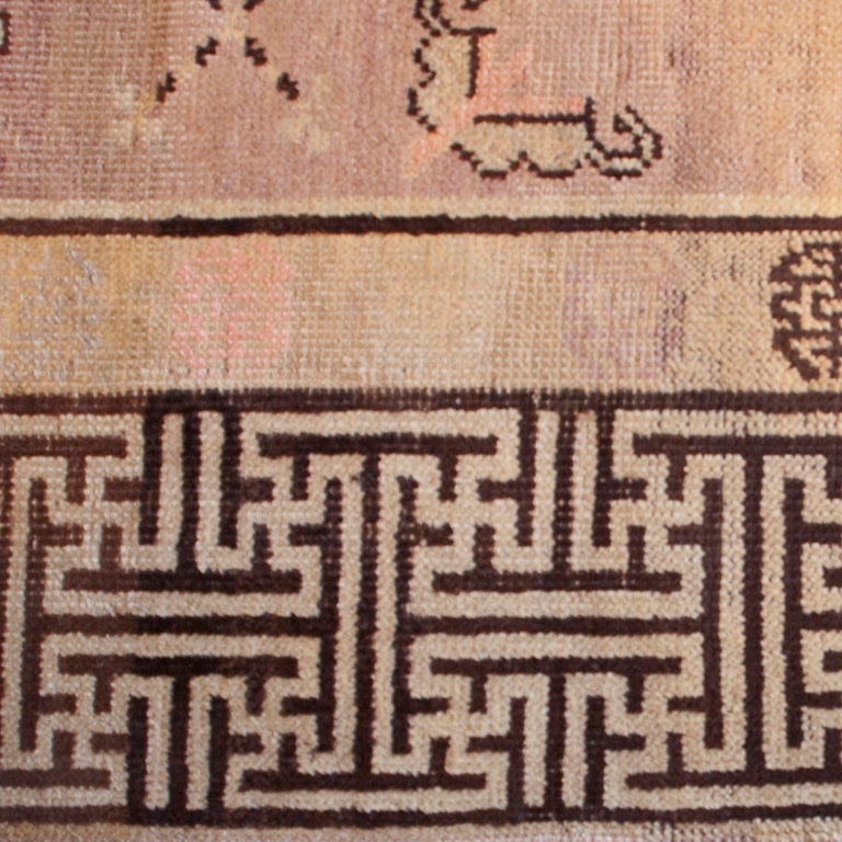 19th Century Central Asian Khotan Carpet For Sale