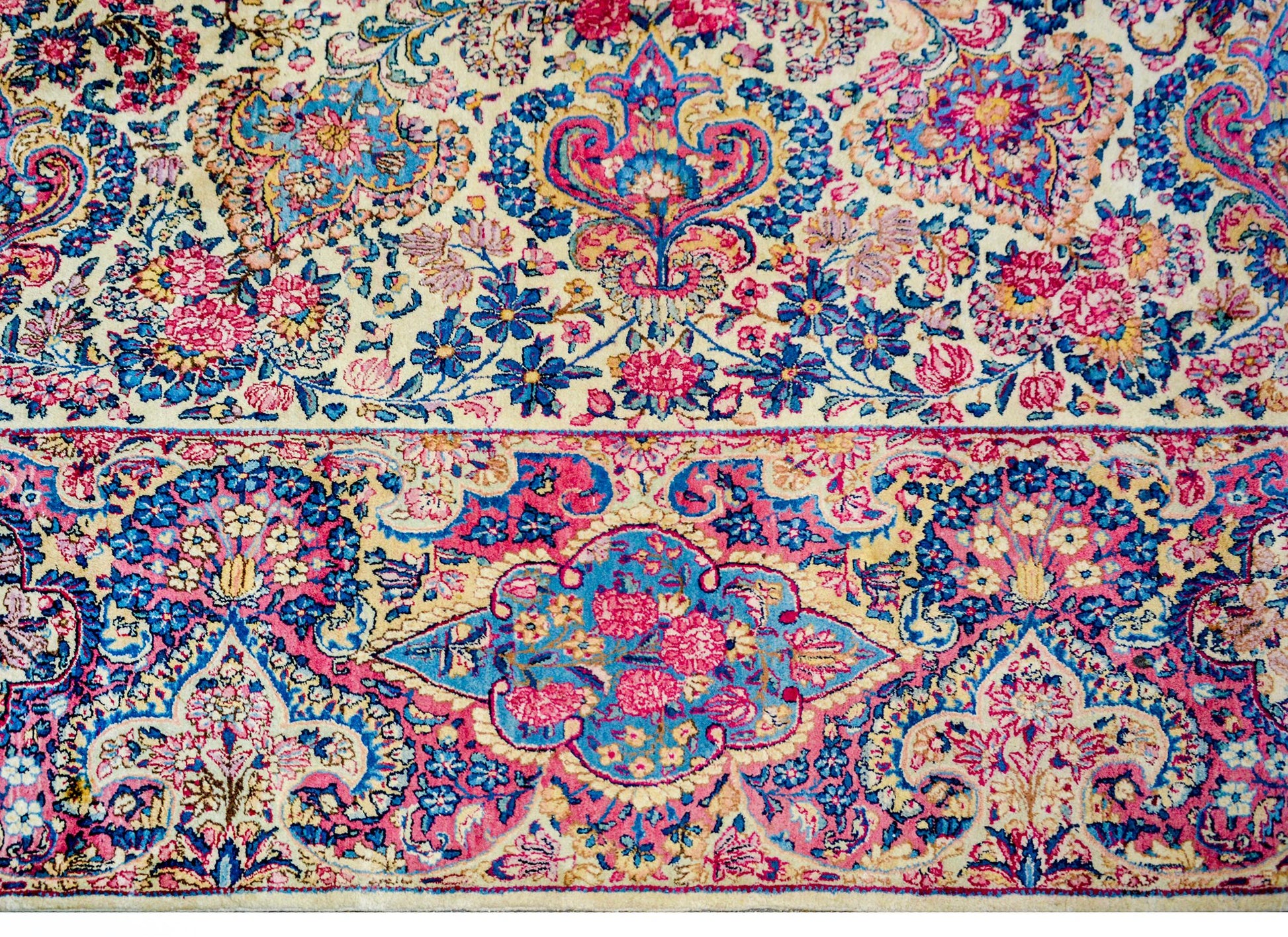 Exquisite Early 20th Century Lavar Kirman Rug For Sale